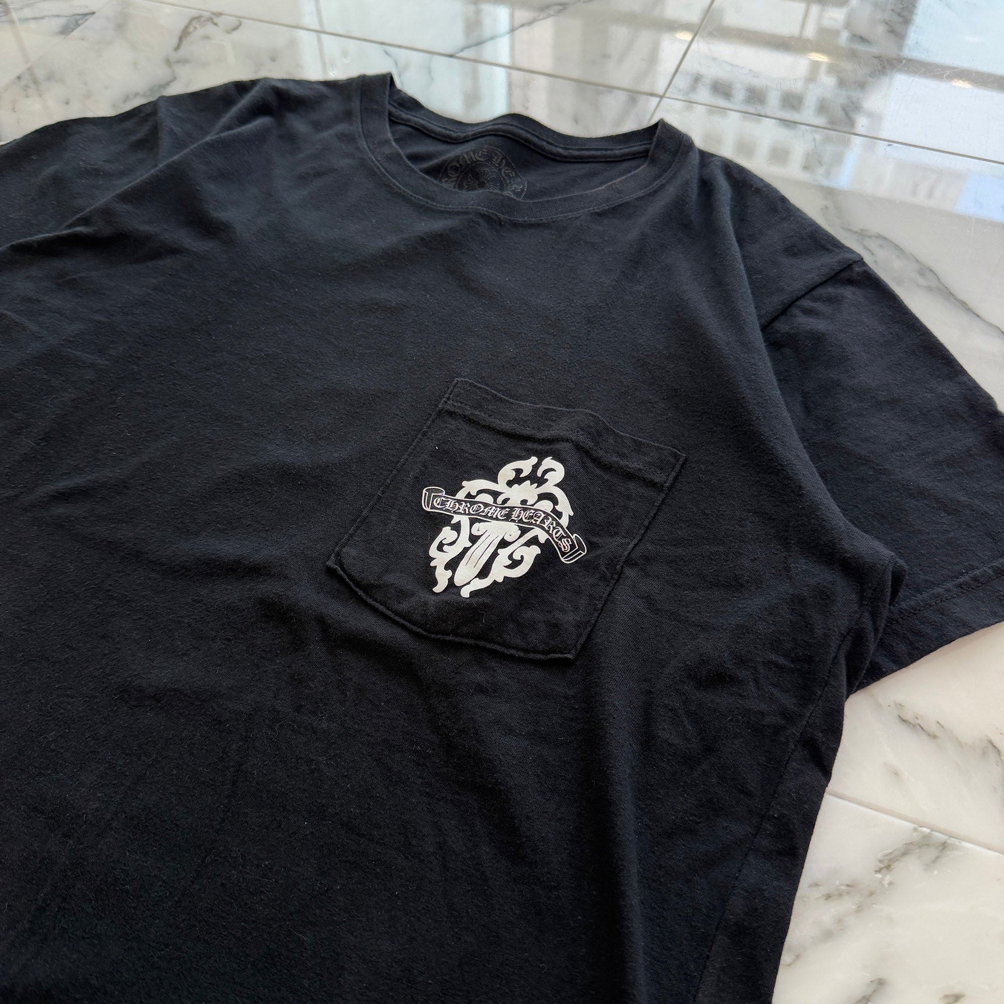 CHROME HEARTS Vine Dagger Tire Track Tee Size M クロムハーツ ヴァインダガー タイヤトラック Tシャツ サイズM