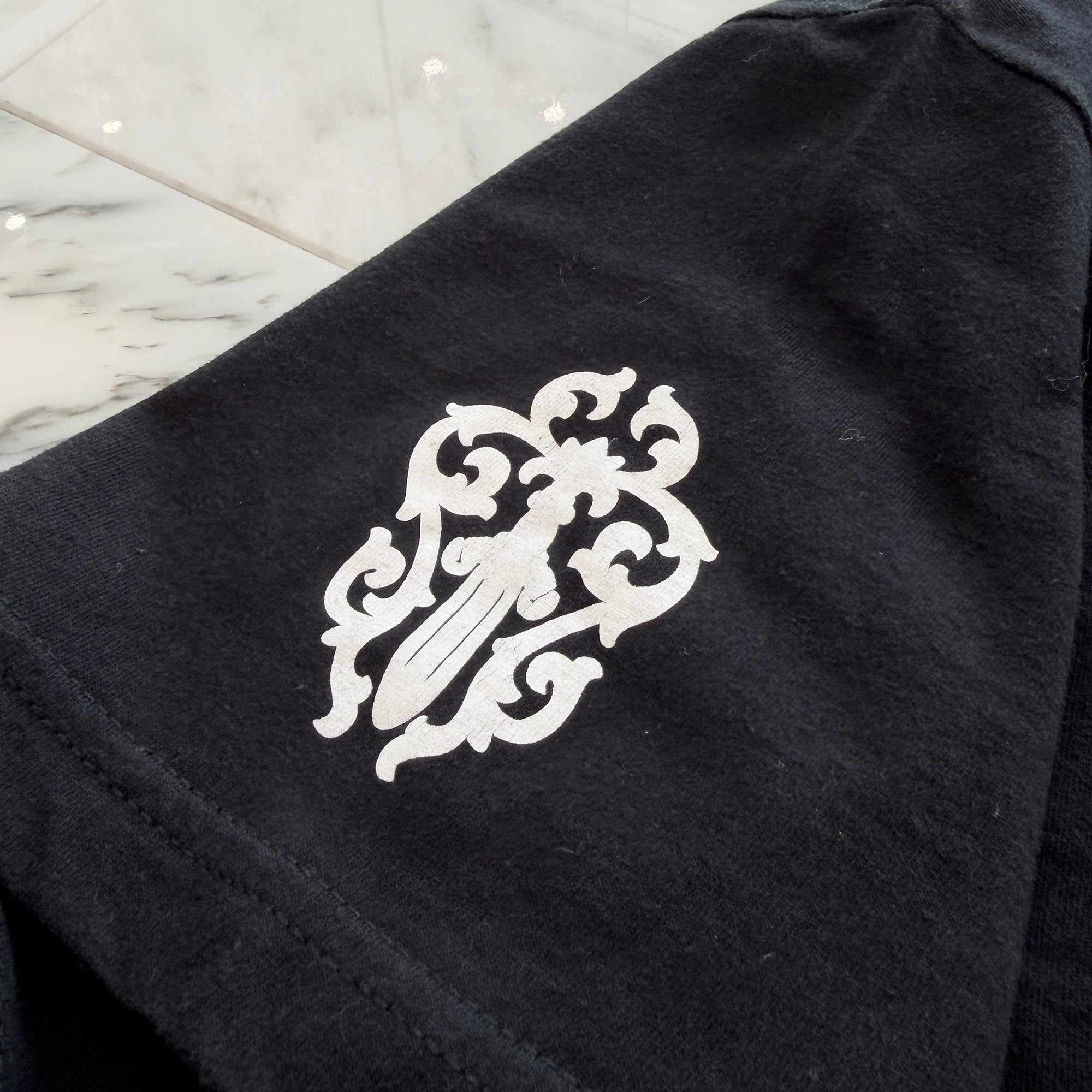 CHROME HEARTS Vine Dagger Tire Track Tee Size M クロムハーツ ヴァインダガー タイヤトラック Tシャツ サイズM