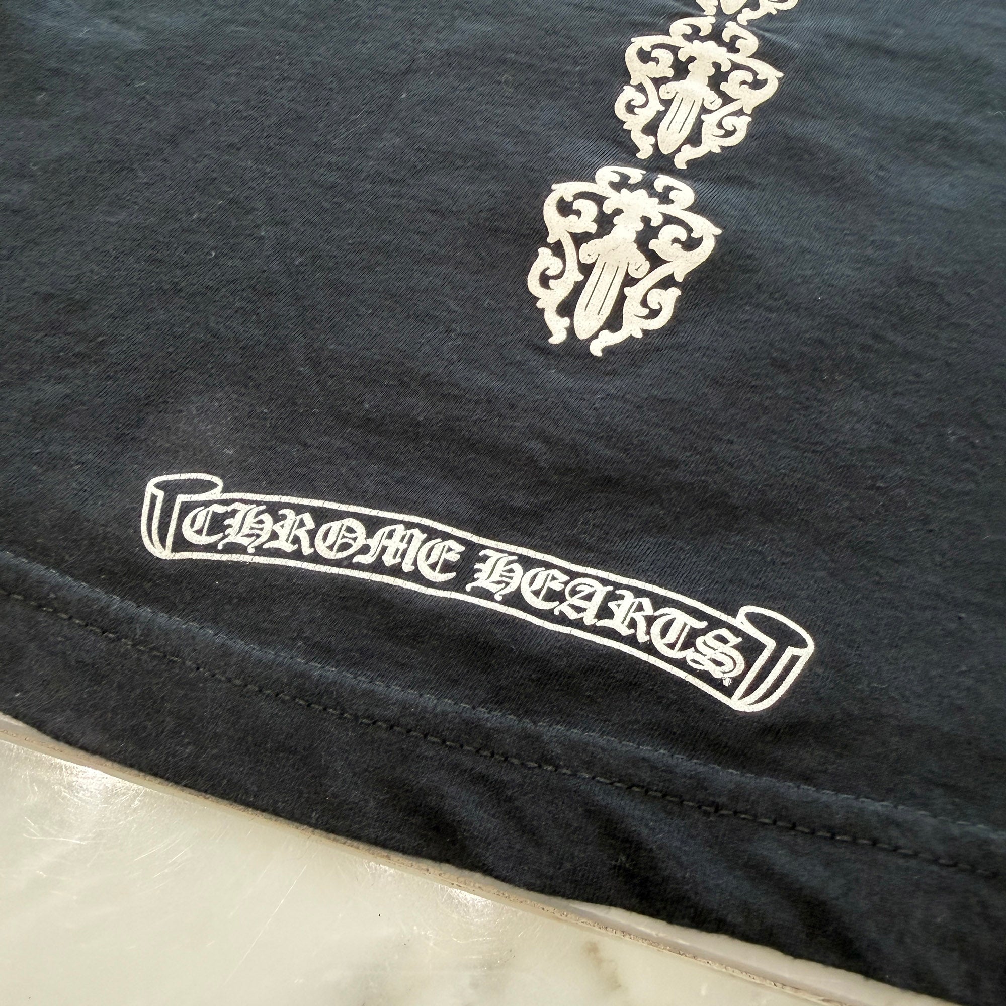 CHROME HEARTS Vine Dagger Tire Track Tee Size M クロムハーツ ヴァインダガー タイヤトラック Tシャツ サイズM