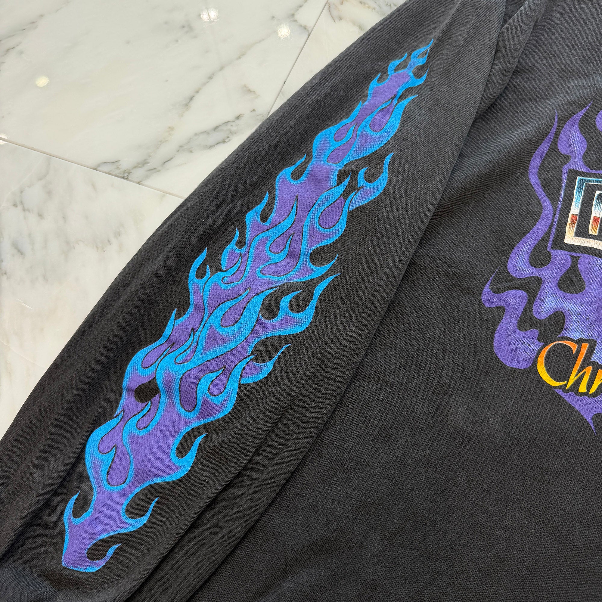 Vintage 90's Harley-Davidson "Chrome Sweet Chrome" Long Sleeve Tee ヴィンテージ 90's ハーレー・ダビットソン "クローム スウィート クローム" ロングスリーブTシャツ