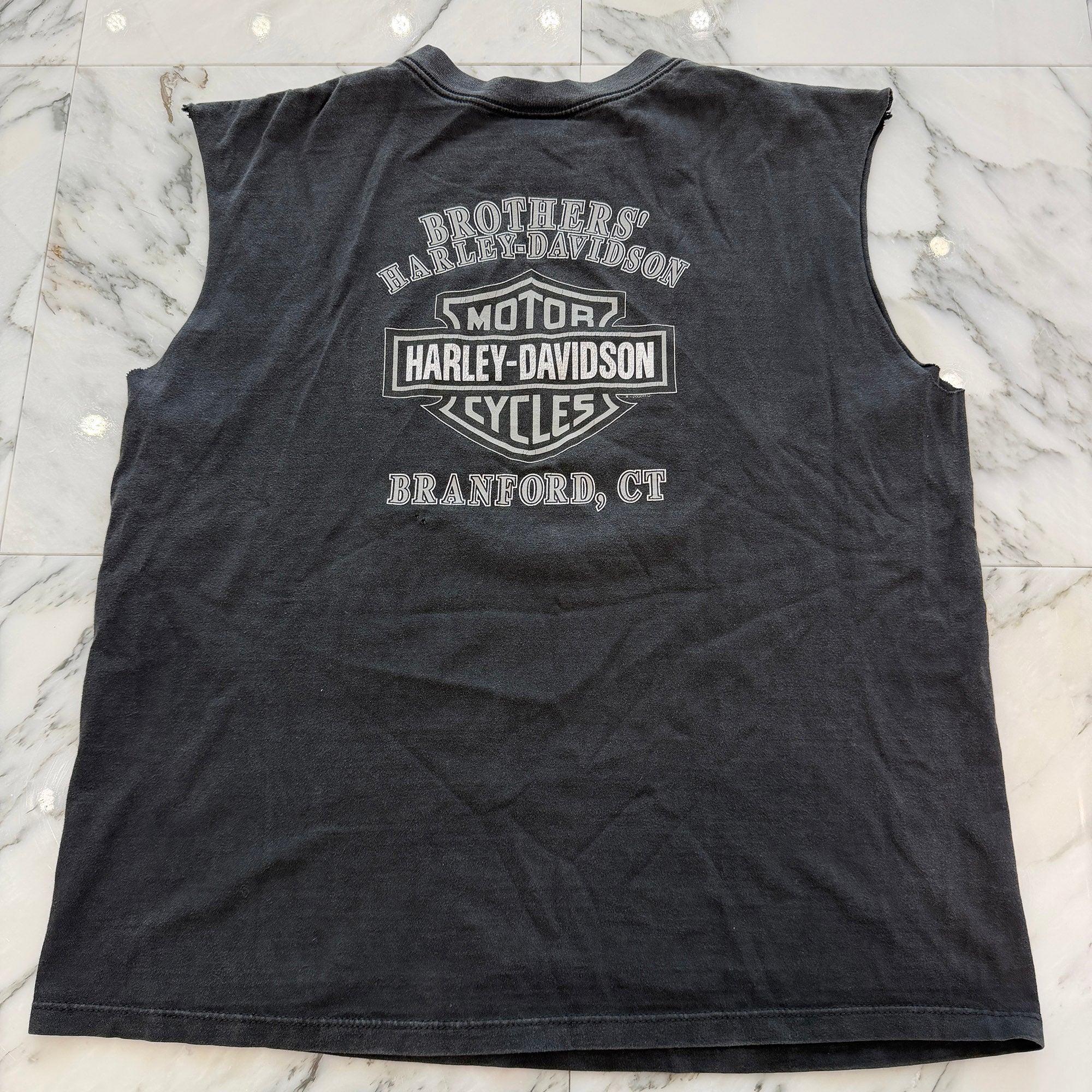 Vintage 90's Harley-Davidson "Evolution Revolution" Sleeveless Tee Size XL ヴィンテージ 90's ハーレー ダビッドソン "エボリューション・レボリューション" ノースリーブTシャツ サイズXL