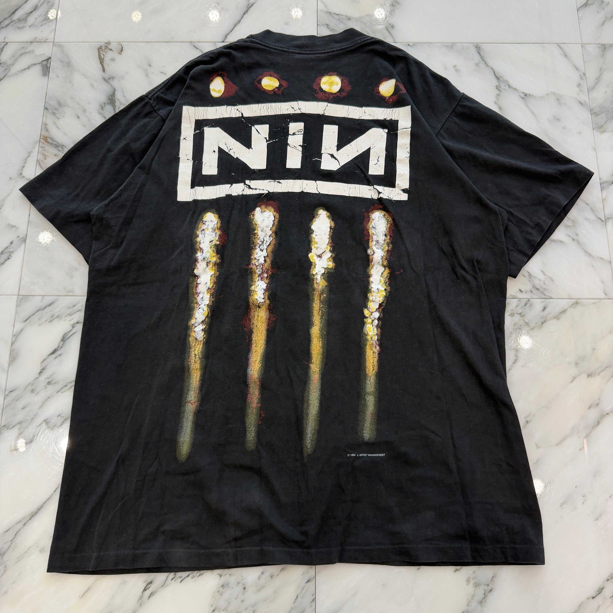 Vintage 90's NINE INCH NAILS "The Downward Spiral" 1994 S/S Tee Size XL ヴィンテージ 90's ナインインチネイルズ "ザ ダウンワードスパイラル" 1994 Tシャツ サイズXL