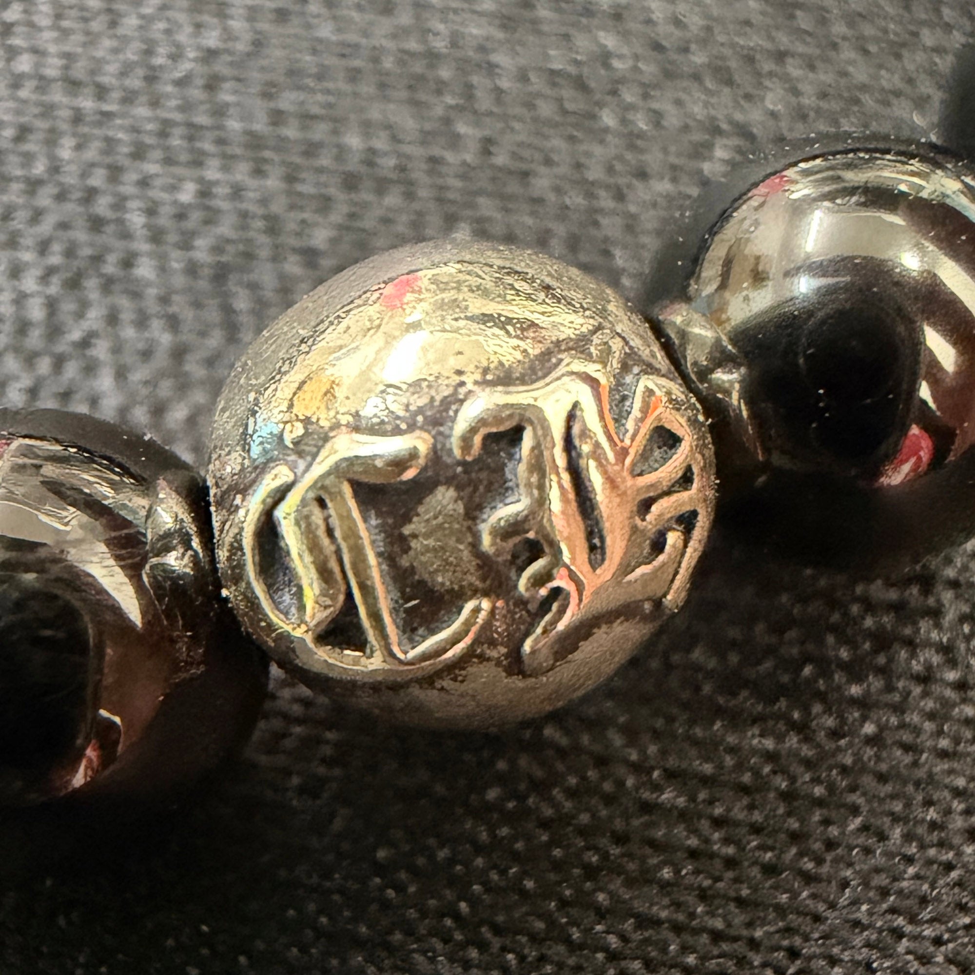CHROME HEARTS CH Logo Ball BS Flare Bracelet Size 7mm クロムハーツ CHロゴボール BSフレア ビーズブレスレット サイズ7mm