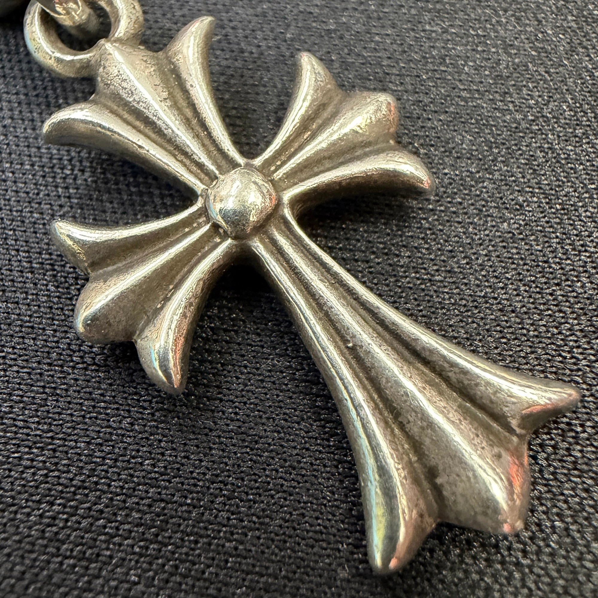 CHROME HEARTS Tiny CH Cross Cross Ball Bracelet クロムハーツ タイニーCHクロス クロスボール ブレスレット