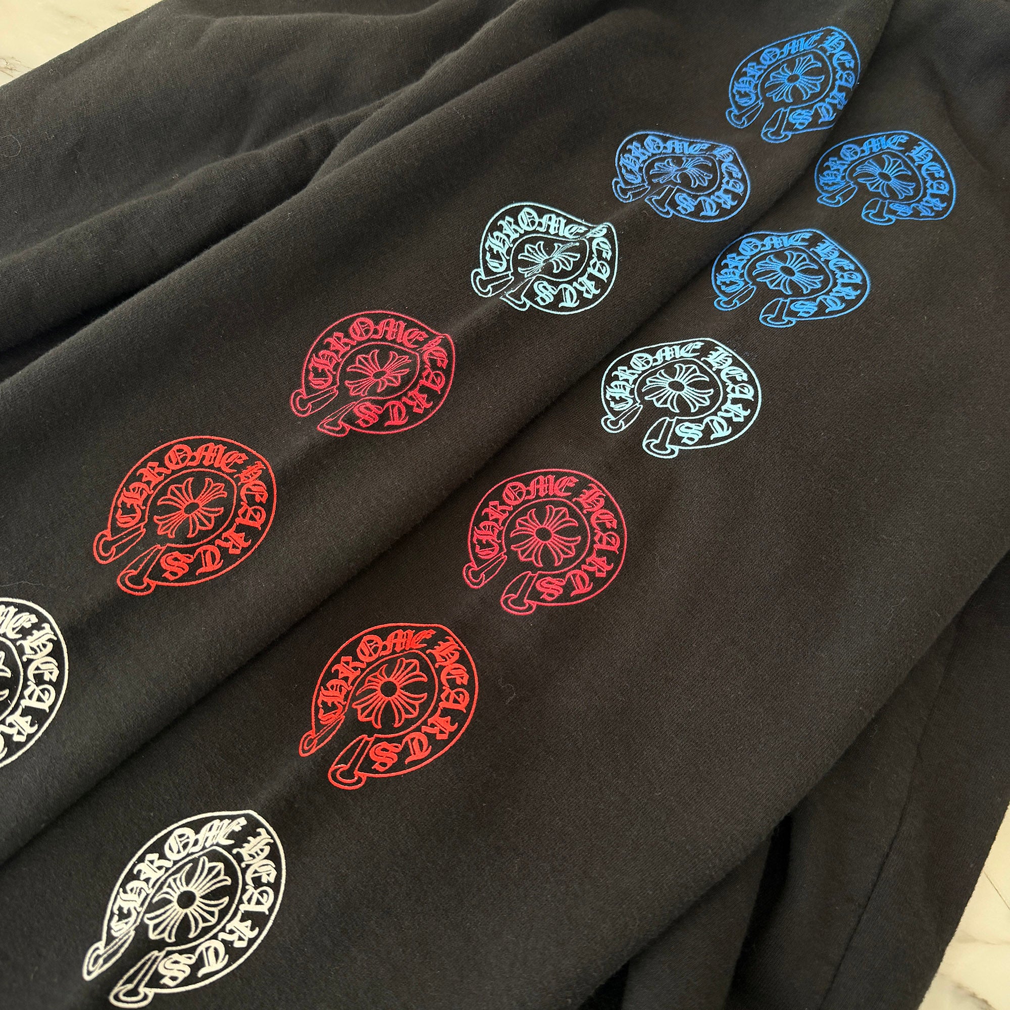 CHROME HEARTS 2022SS Multi Color Horseshoe Pullover Hoodie Size L クロムハーツ マルチカラーホースシュー プルオーバーフーディ サイズL