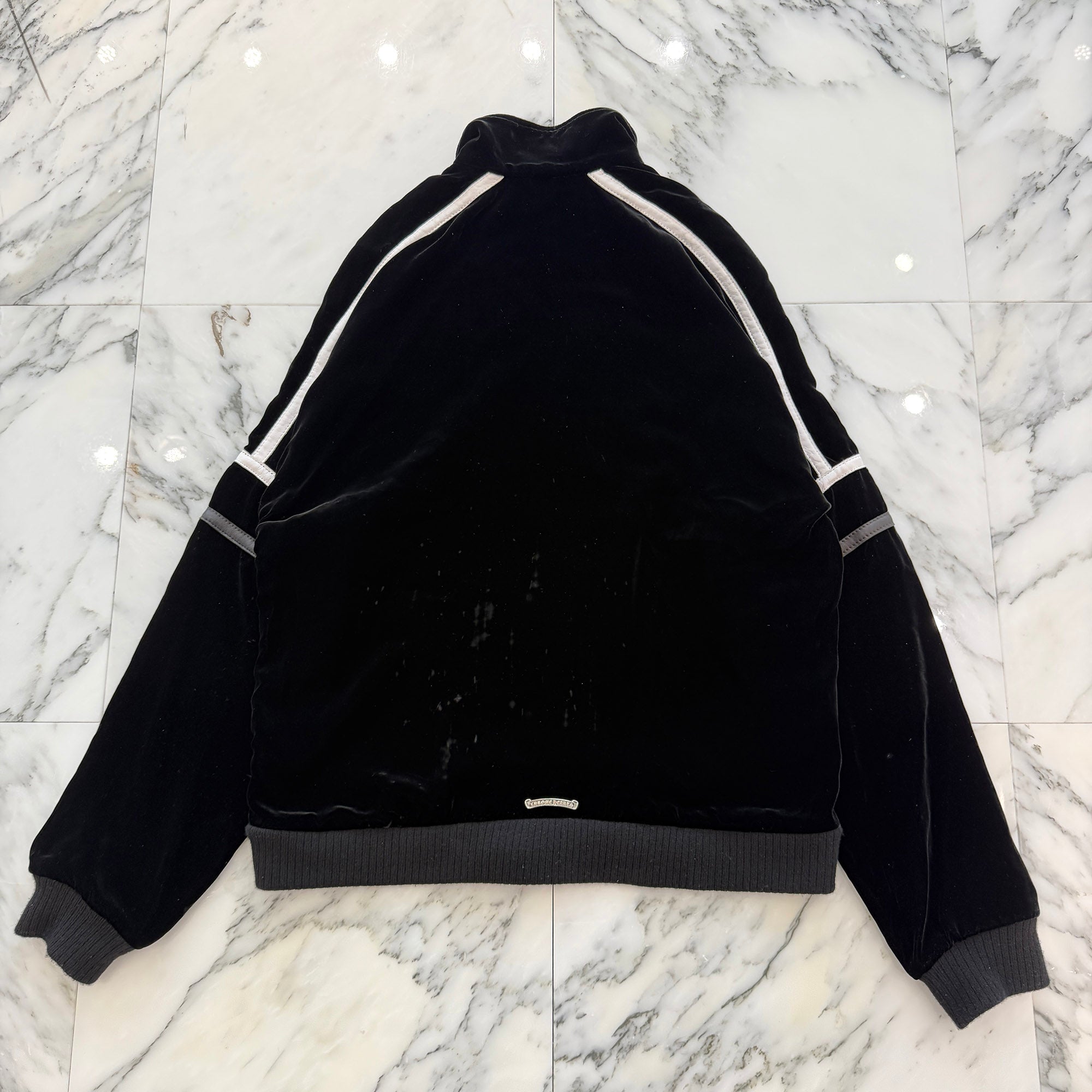 CHROME HEARTS 2025AW Y NOT Velour Training Zip Up Jacket Size M クロムハーツ ワイノット ベロア トレーニング ジップアップジャケット サイズM