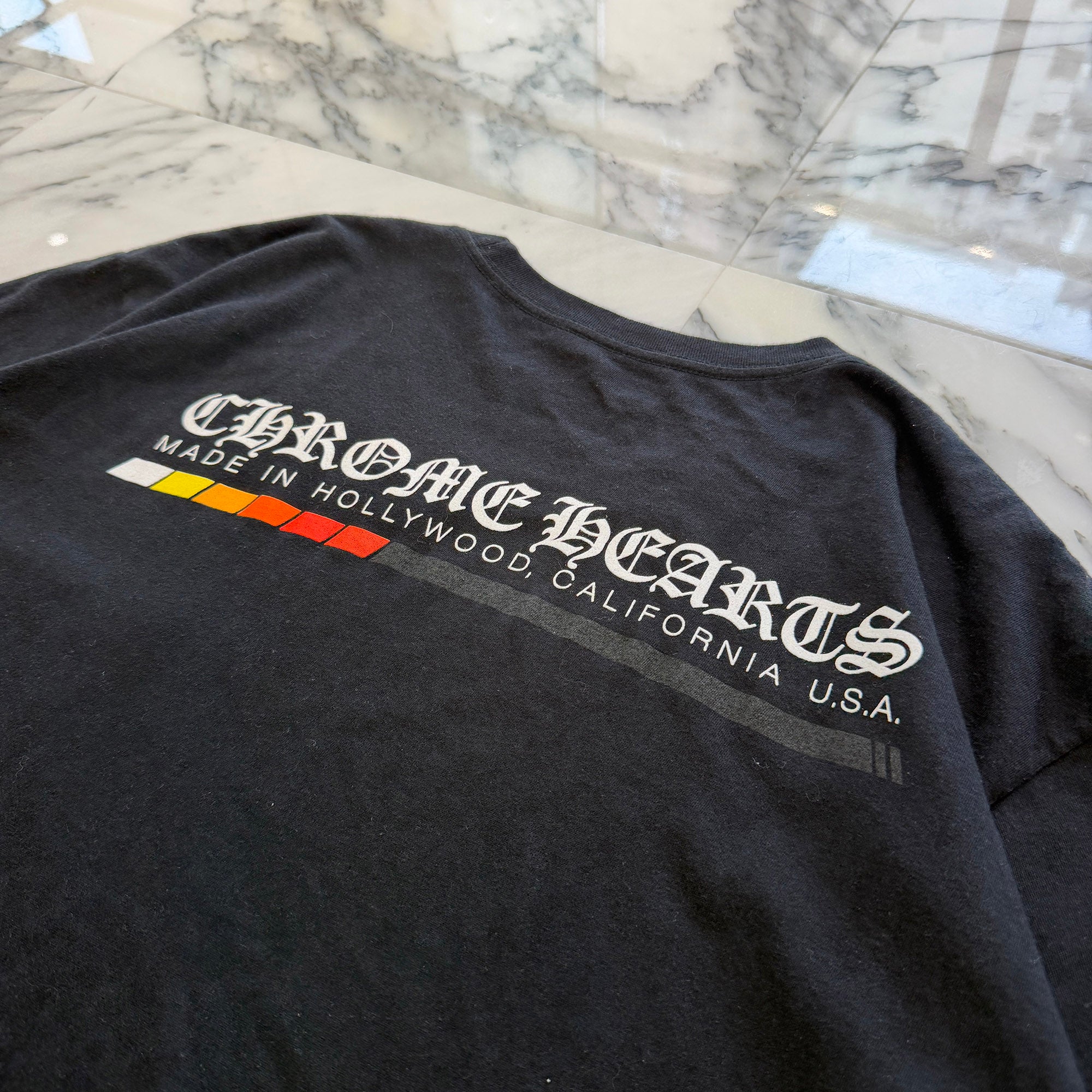 CHROME HEARTS Neon Bar Logo Tee Size XL クロムハーツ ネオンバー ロゴ Tシャツ サイズXL