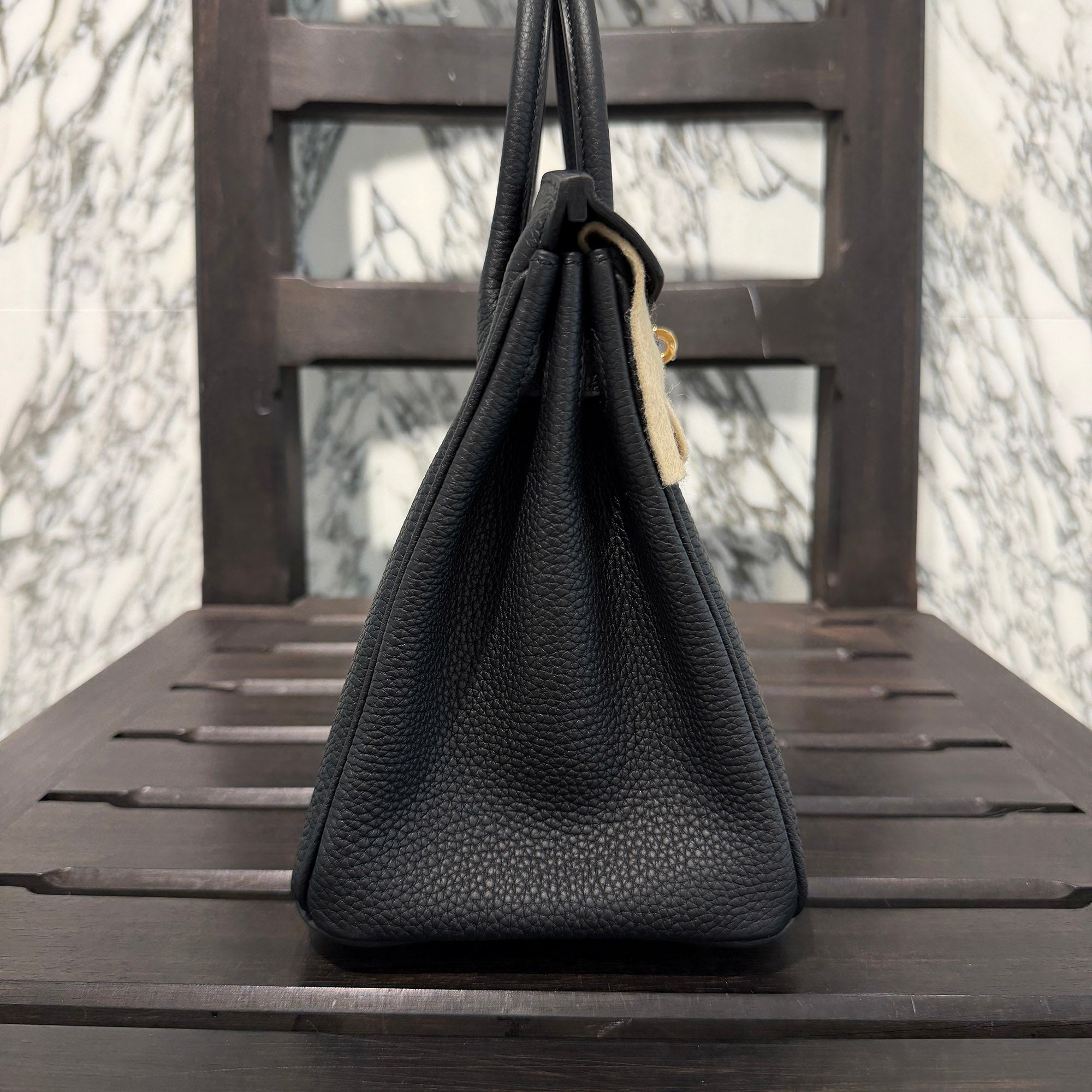 HERMES  Hermès Birkin 25 "Noir" Hand Bag G刻印 エルメス バーキン25 "ノワール"ハンドバッグ G刻印