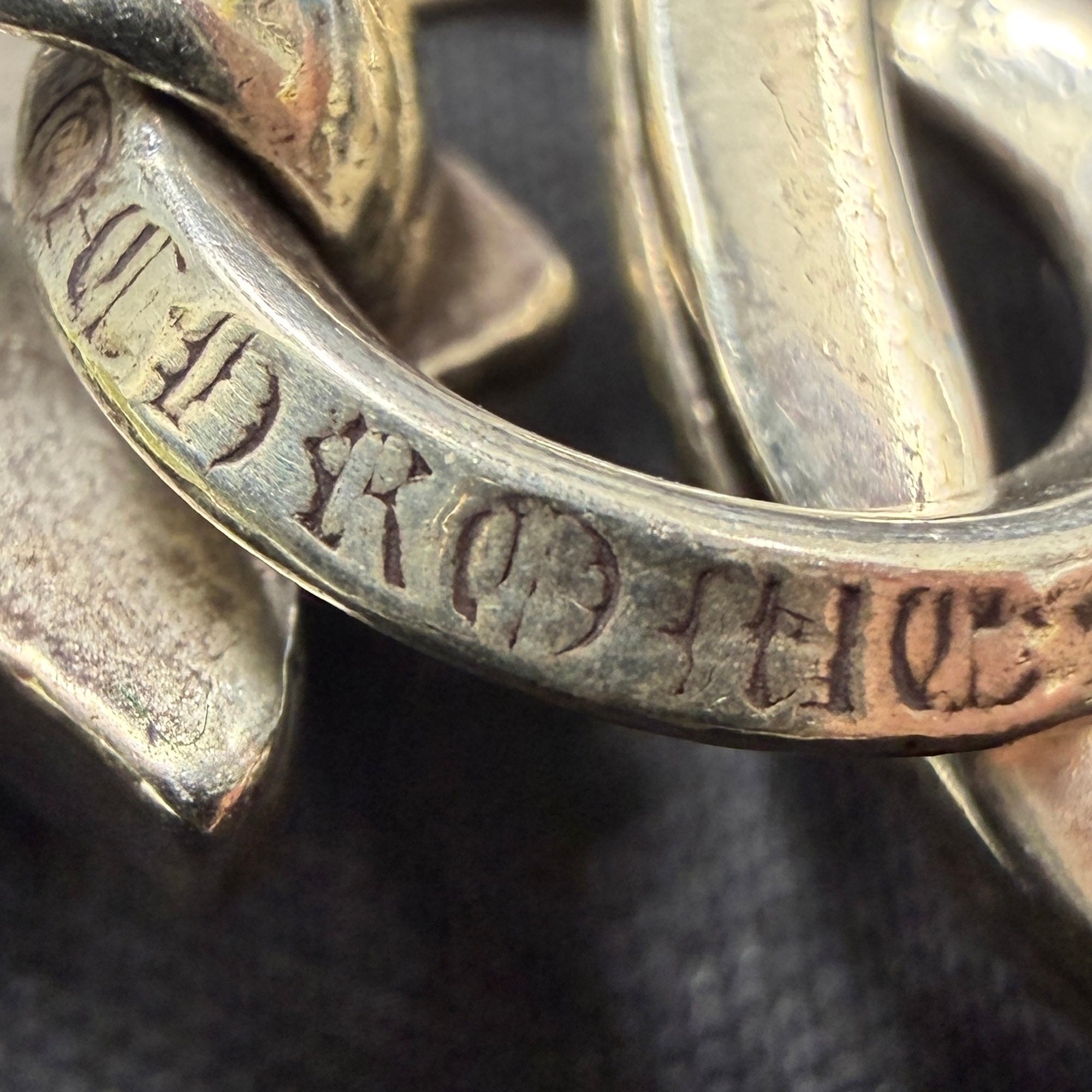 CHROME HEARTS Small CH Cross Pendant Key Ring With Dagger クロムハーツ スモール CHクロス ペンダント キーリング ウィズ ダガー