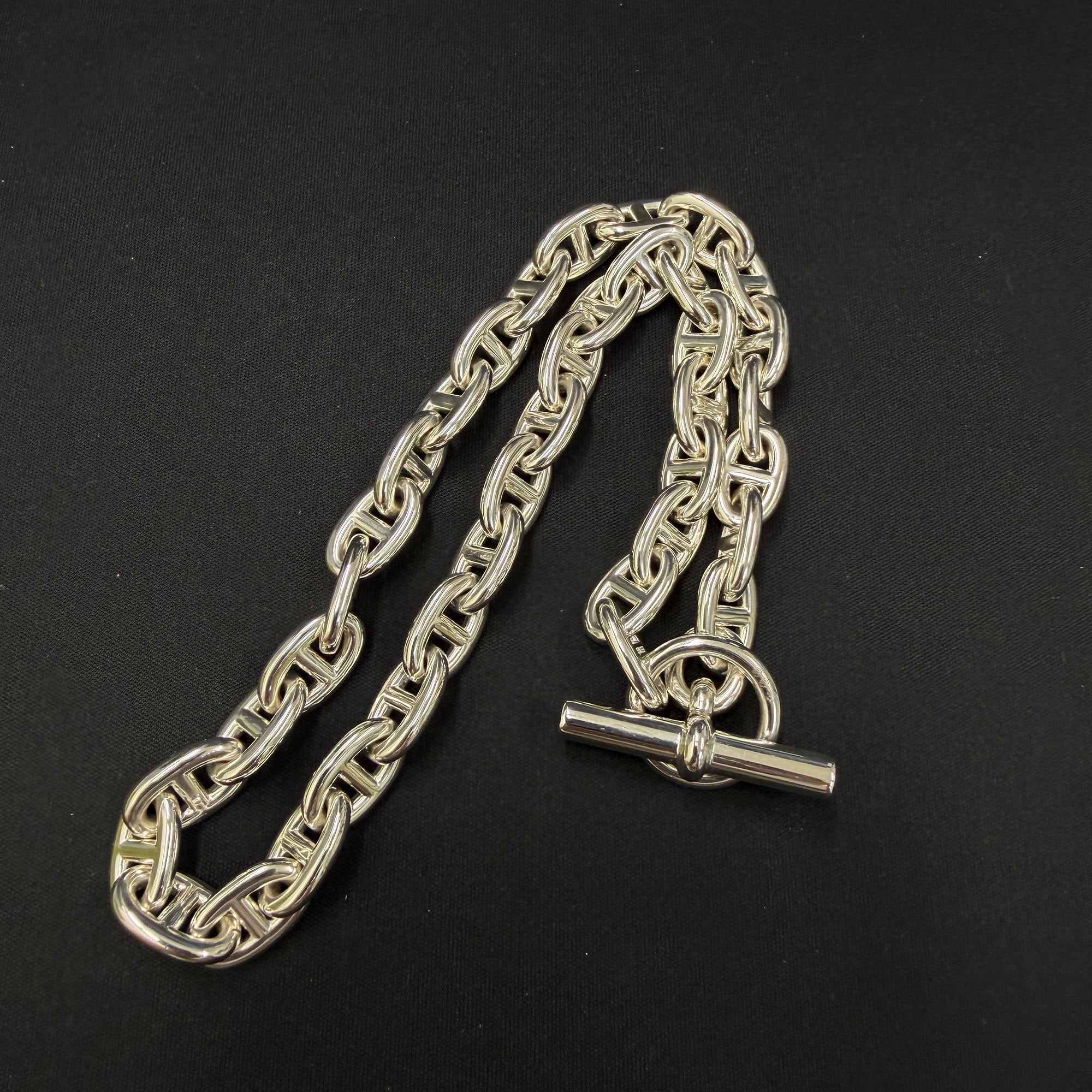 HERMES Chaine d’Ancre Necklace MM 38コマ エルメス シェーヌダンクル ネックレス MM 38コマ