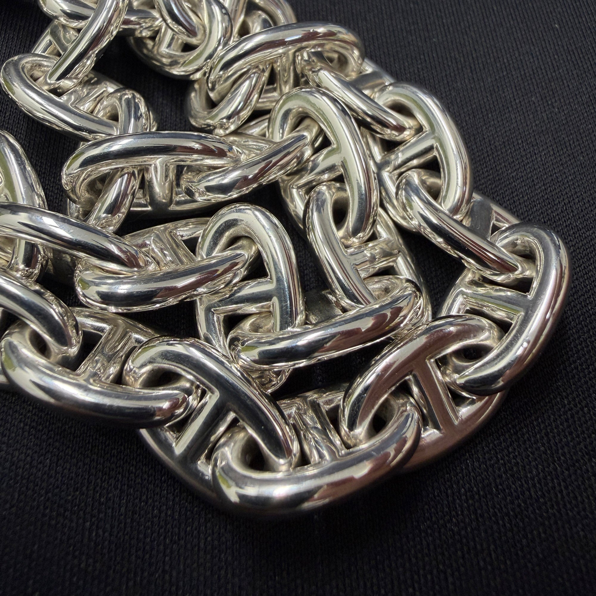 HERMES Chaine d’Ancre Necklace MM 38コマ エルメス シェーヌダンクル ネックレス MM 38コマ