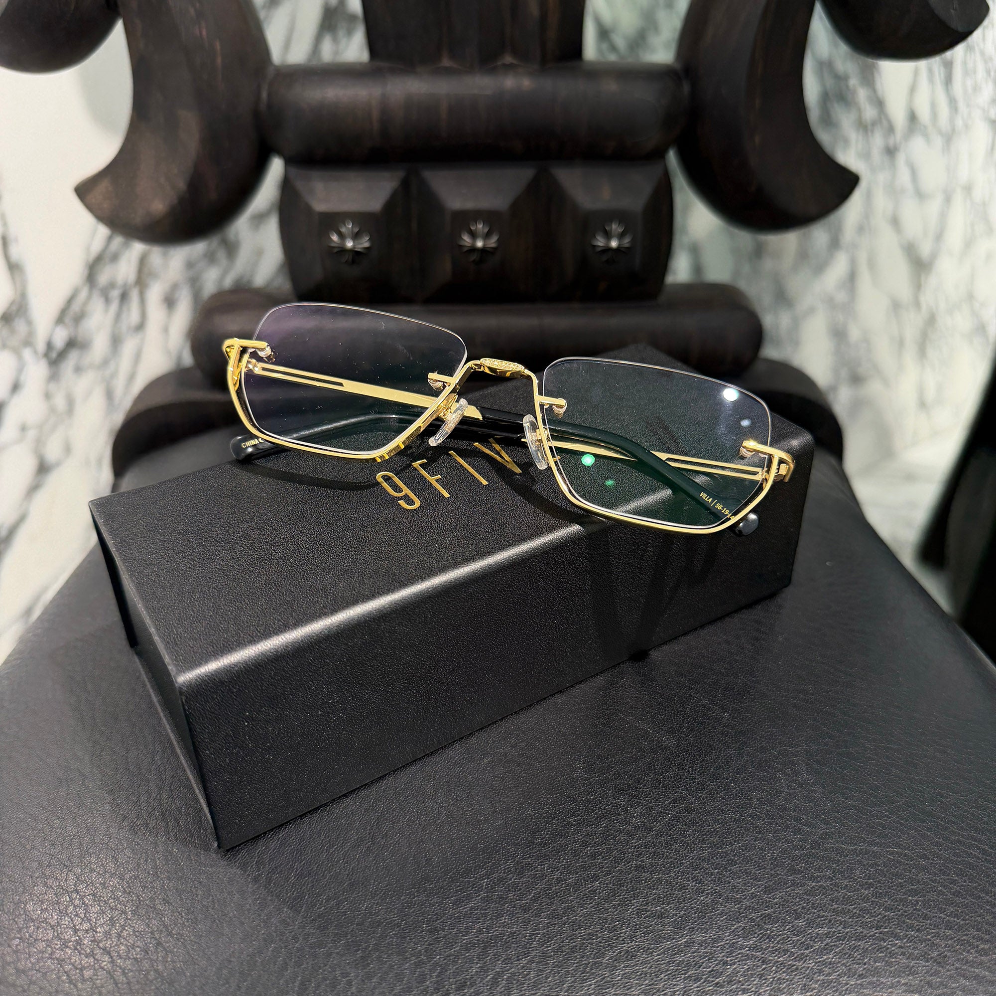 9FIVE "VILLA" Sunglasses 024-VIL-BKG-C Size 56□19-143 ナインファイブ "ヴィラ" サングラス サイズ56□19-143