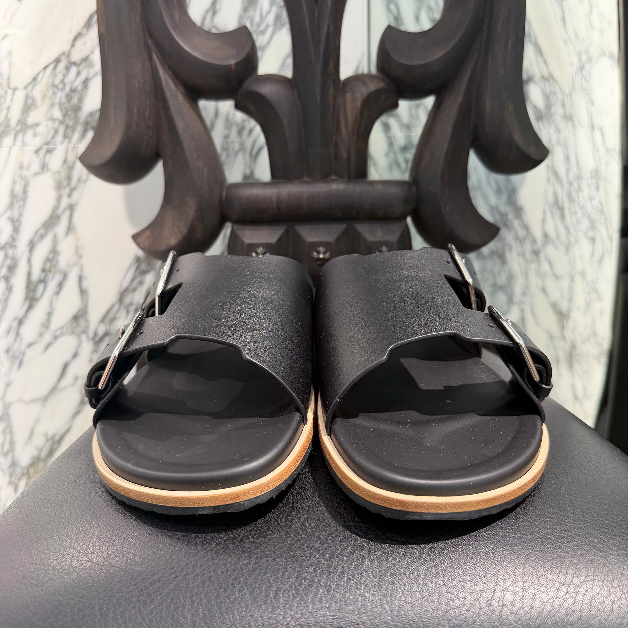 HERMES "NAXOS" Leather Sandal H262914ZH01 Size 43(JP約28cm) エルメス "ナクソス" レザーサンダル サイズ43(JP約28cm)