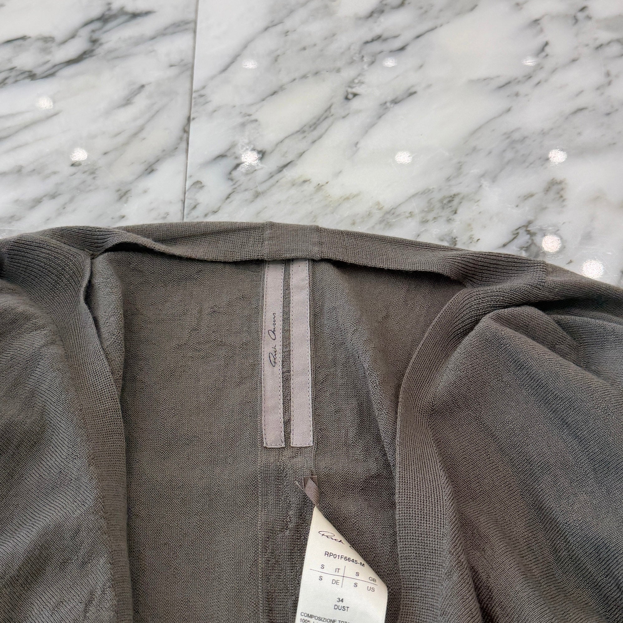 Rick Owens 2026SS Temple Cropped Wrap Cardigan RP01F6645-M Size S リックオウエンス テンプル クロップド ラップ カーディガン サイズS