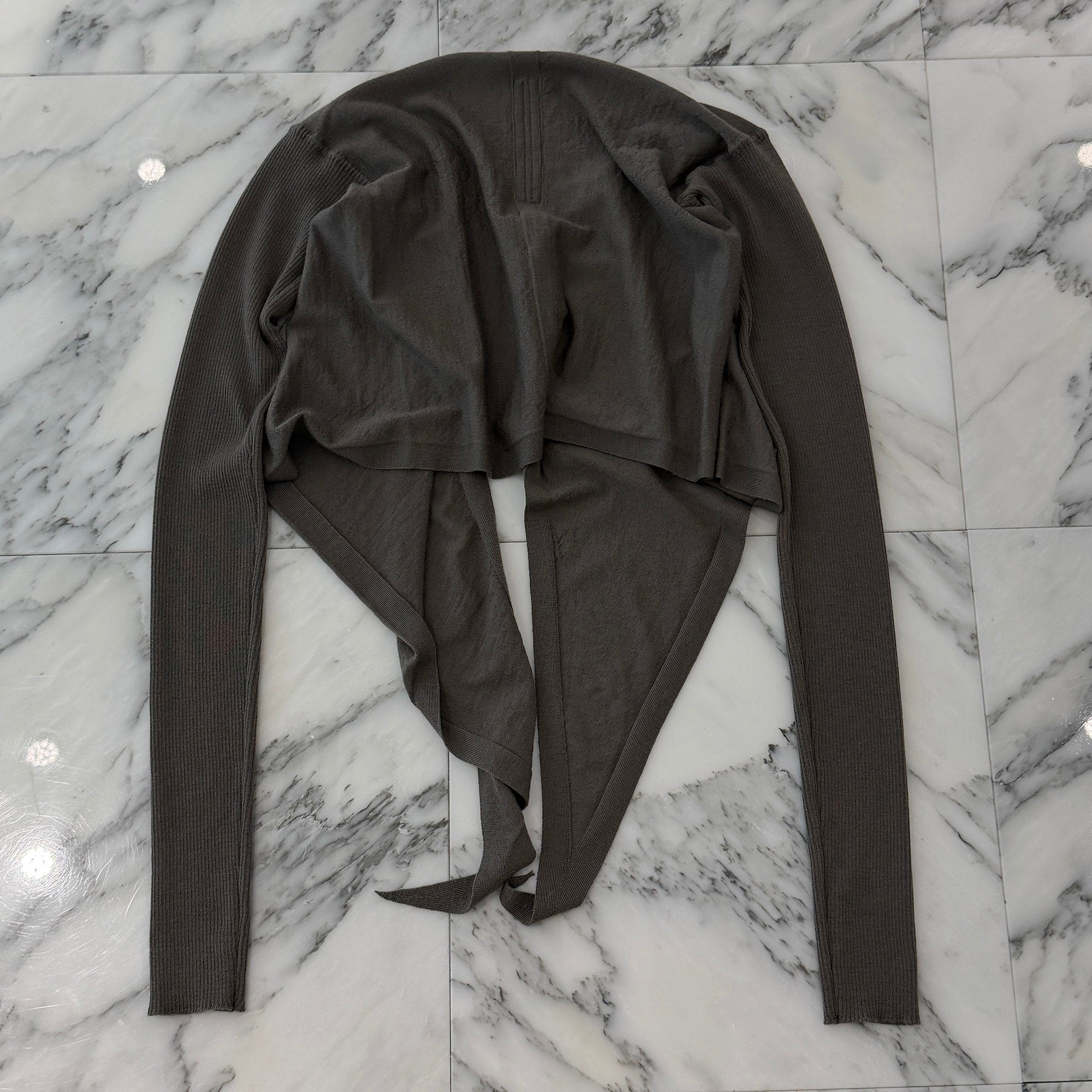 Rick Owens 2026SS Temple Cropped Wrap Cardigan RP01F6645-M Size S リックオウエンス テンプル クロップド ラップ カーディガン サイズS