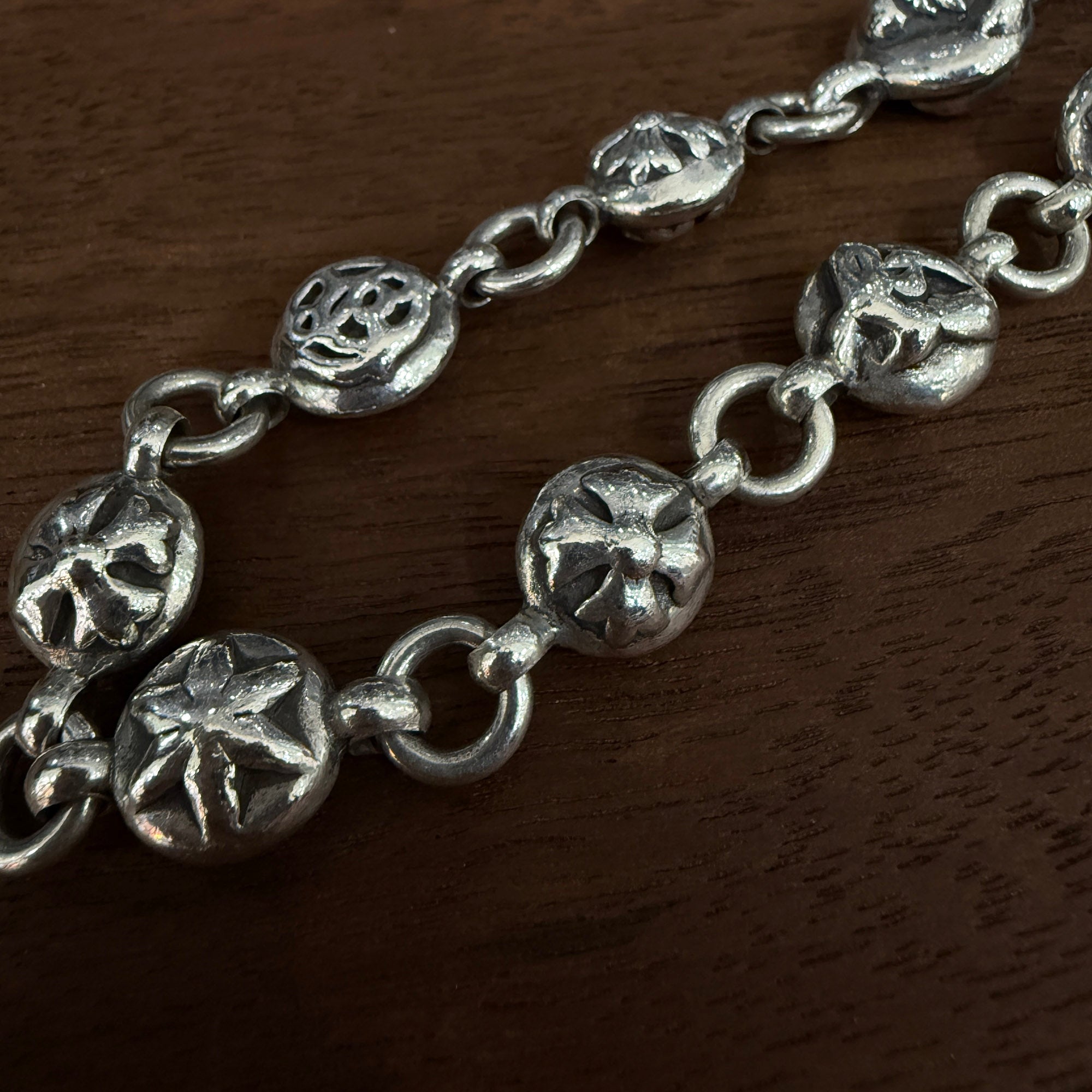 CHROME HEARTS 2CLIP Multi Cross Ball Wallet Chain クロムハーツ 2クリップ マルチ クロスボール ウォレットチェーン