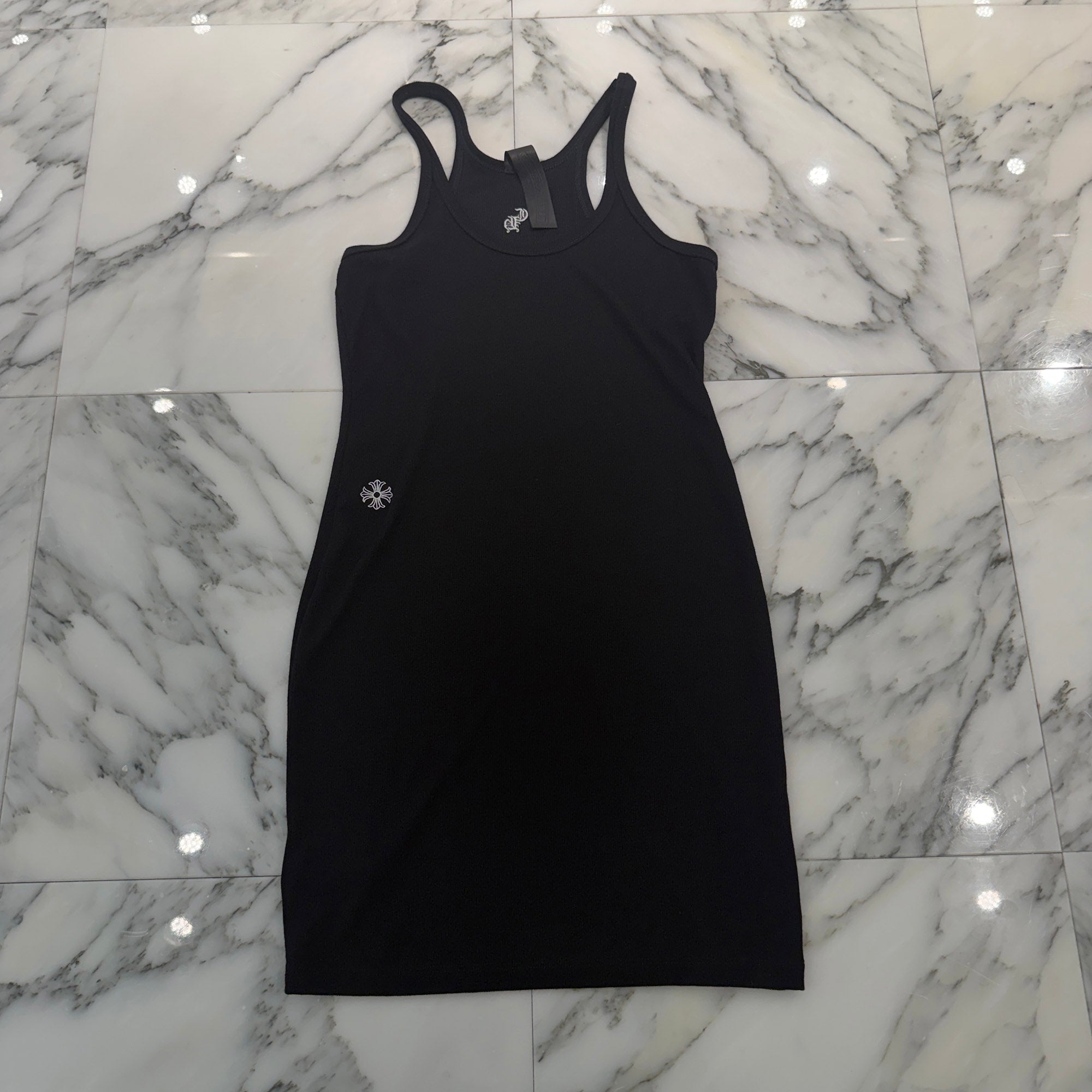 CHROME HEARTS Y NOT CH Plus Logo Embroidery Rayon Camisole Size S クロムハーツ ワイノット CHプラス ロゴ刺繍 レーヨン キャミソール サイズS