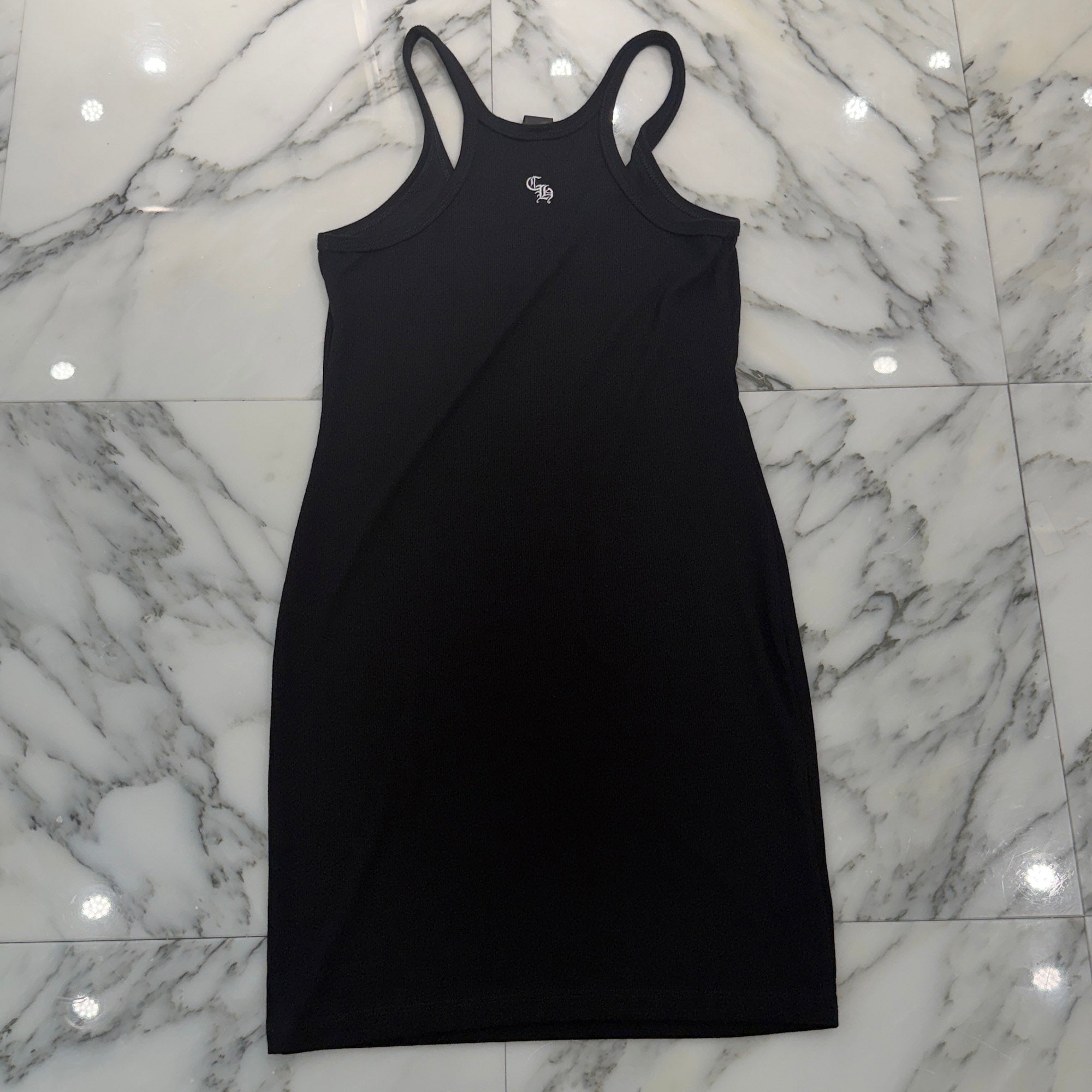CHROME HEARTS Y NOT CH Plus Logo Embroidery Rayon Camisole Size S クロムハーツ ワイノット CHプラス ロゴ刺繍 レーヨン キャミソール サイズS