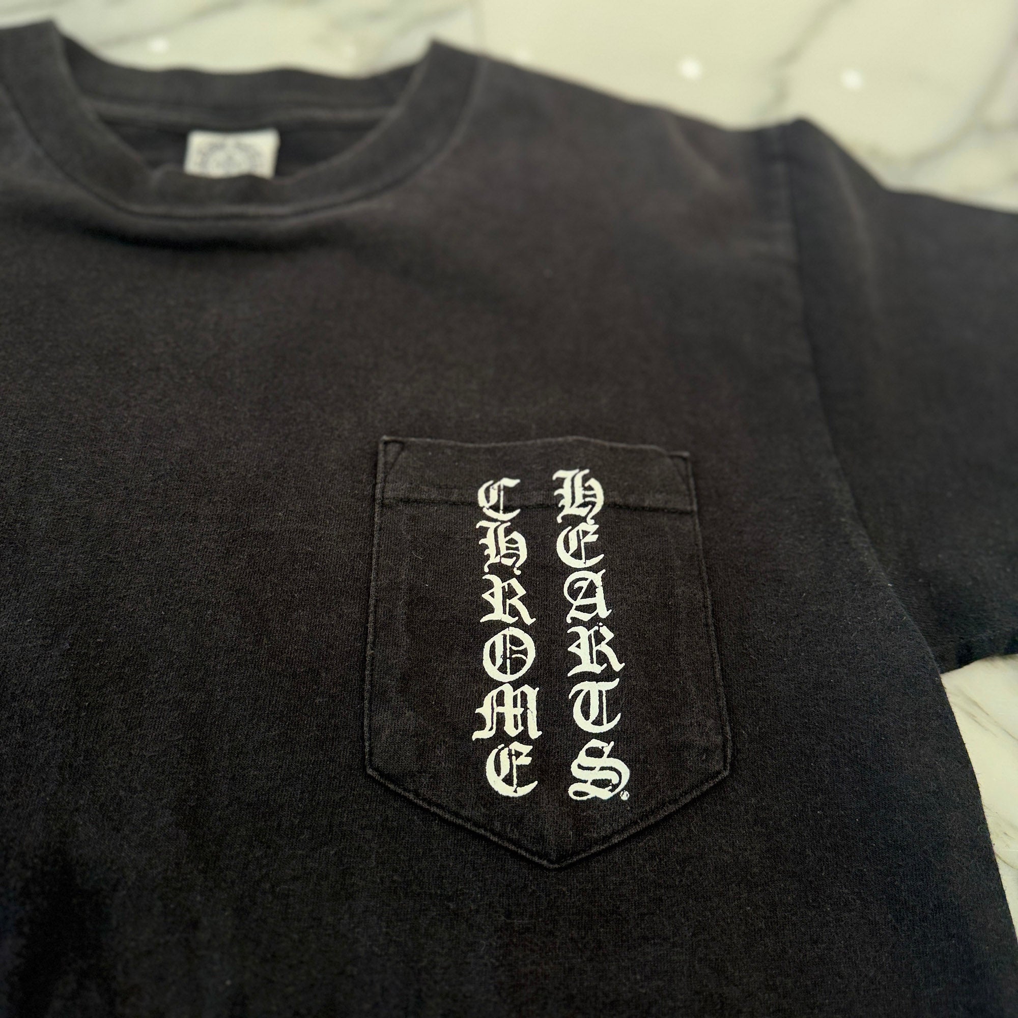 CHROME HEARTS Back T Bar Logo Side Star Tee Size M クロムハーツ バック Tバー ロゴ サイドスター Tシャツ サイズM