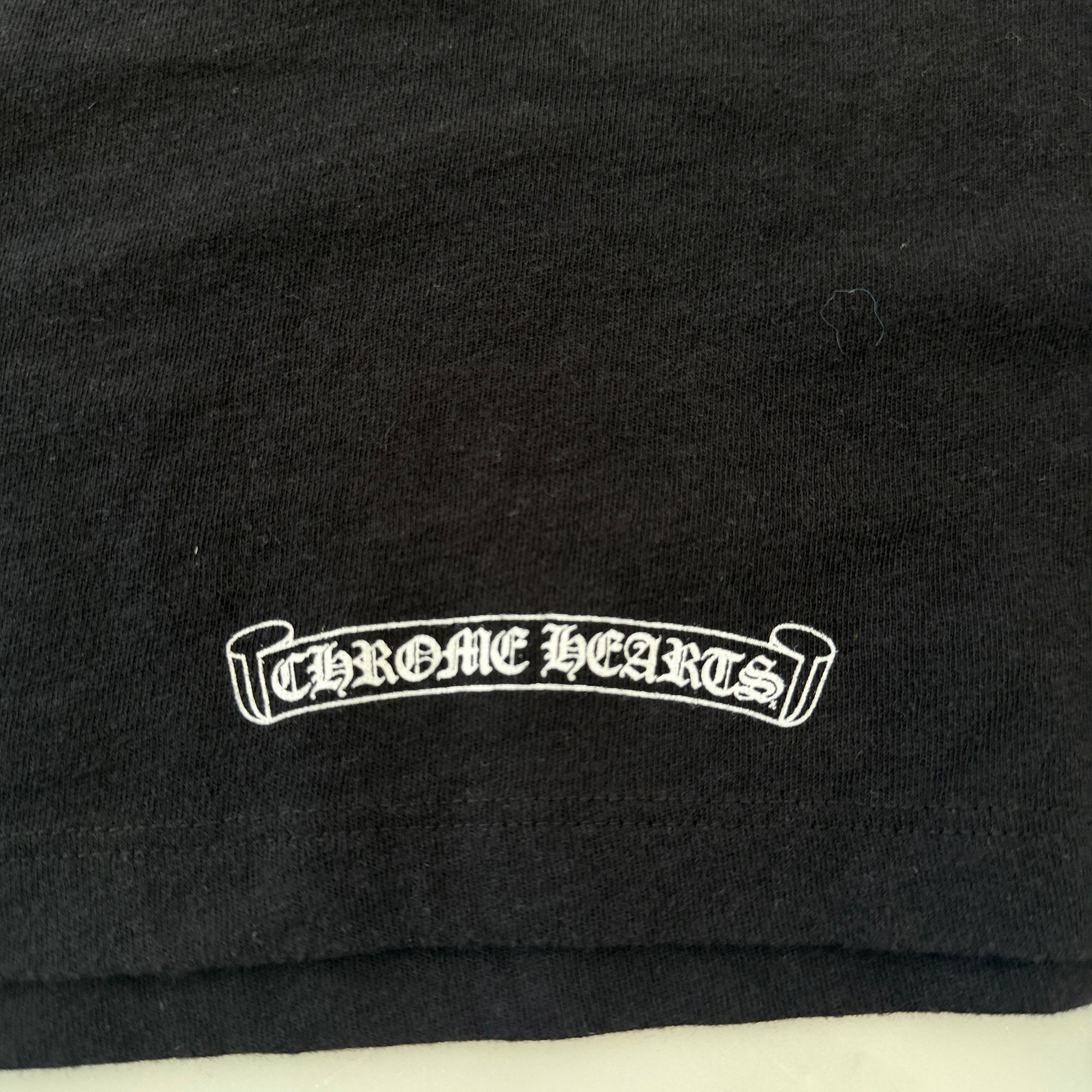 CHROME HEARTS 33 Horseshoe Crack Print Long Sleeve Tee Size M クロムハーツ 33 ホースシュー クラックプリント ロングスリーブＴシャツ サイズM