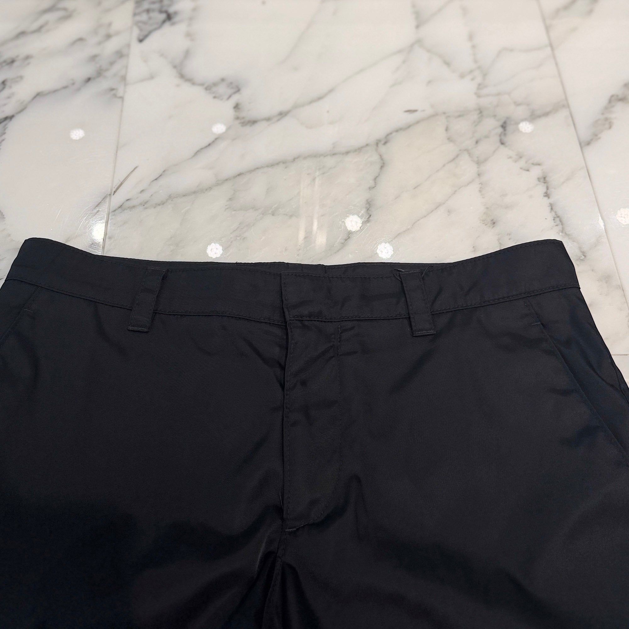 PRADA 2024SS Re Nylon Triangle Logo Plate Nylon Cargo Pants SPH130 S211 1WQ8 Size 48 プラダ リナイロン トライアングルロゴプレート ナイロンカーゴパンツ サイズ48