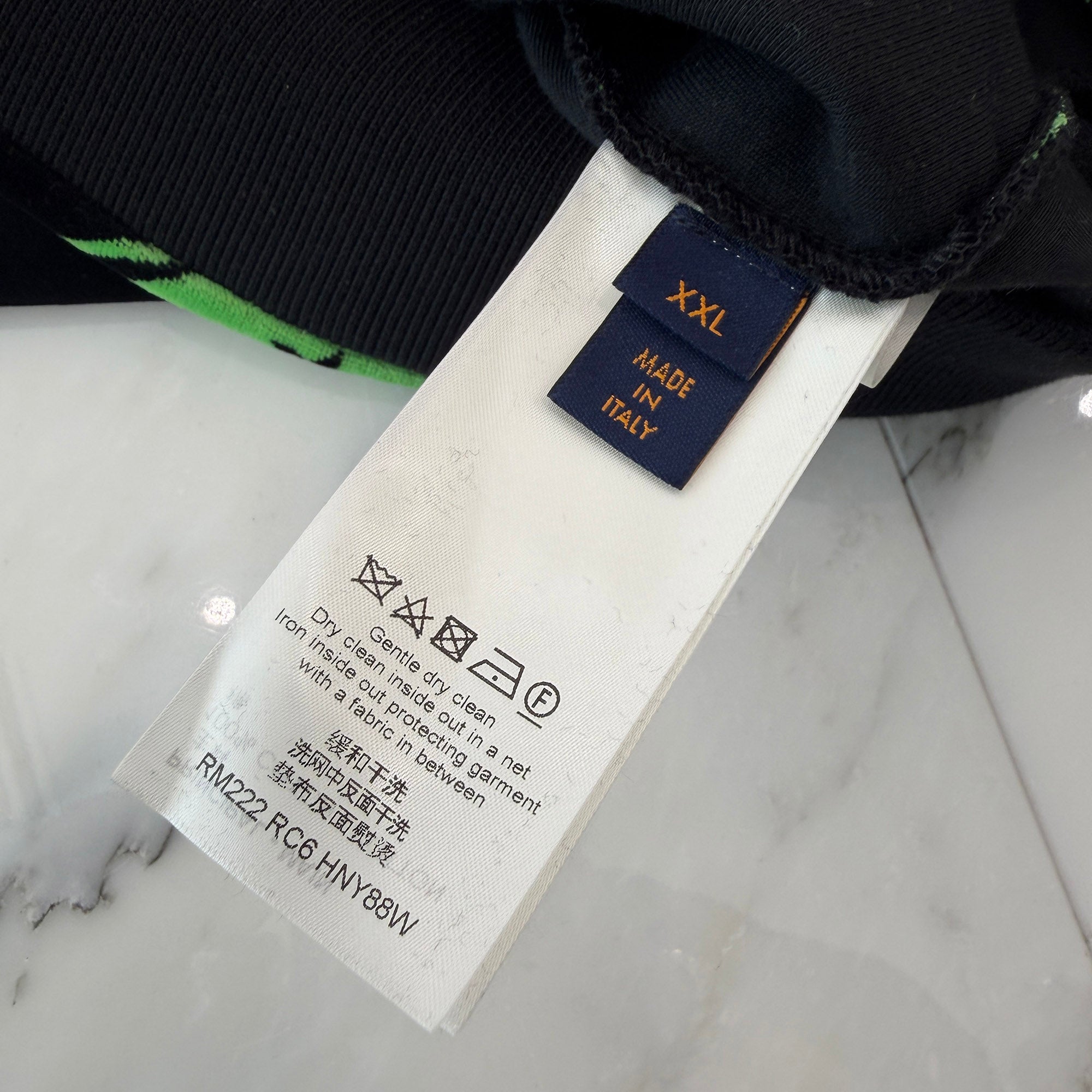 LOUIS VUITTON 2022AW LV Eyes Graphic Jacquard Hoodie HNY88W Size XXL ルイヴィトン LVアイズ グラフィック ジャカード フーディ サイズXXL