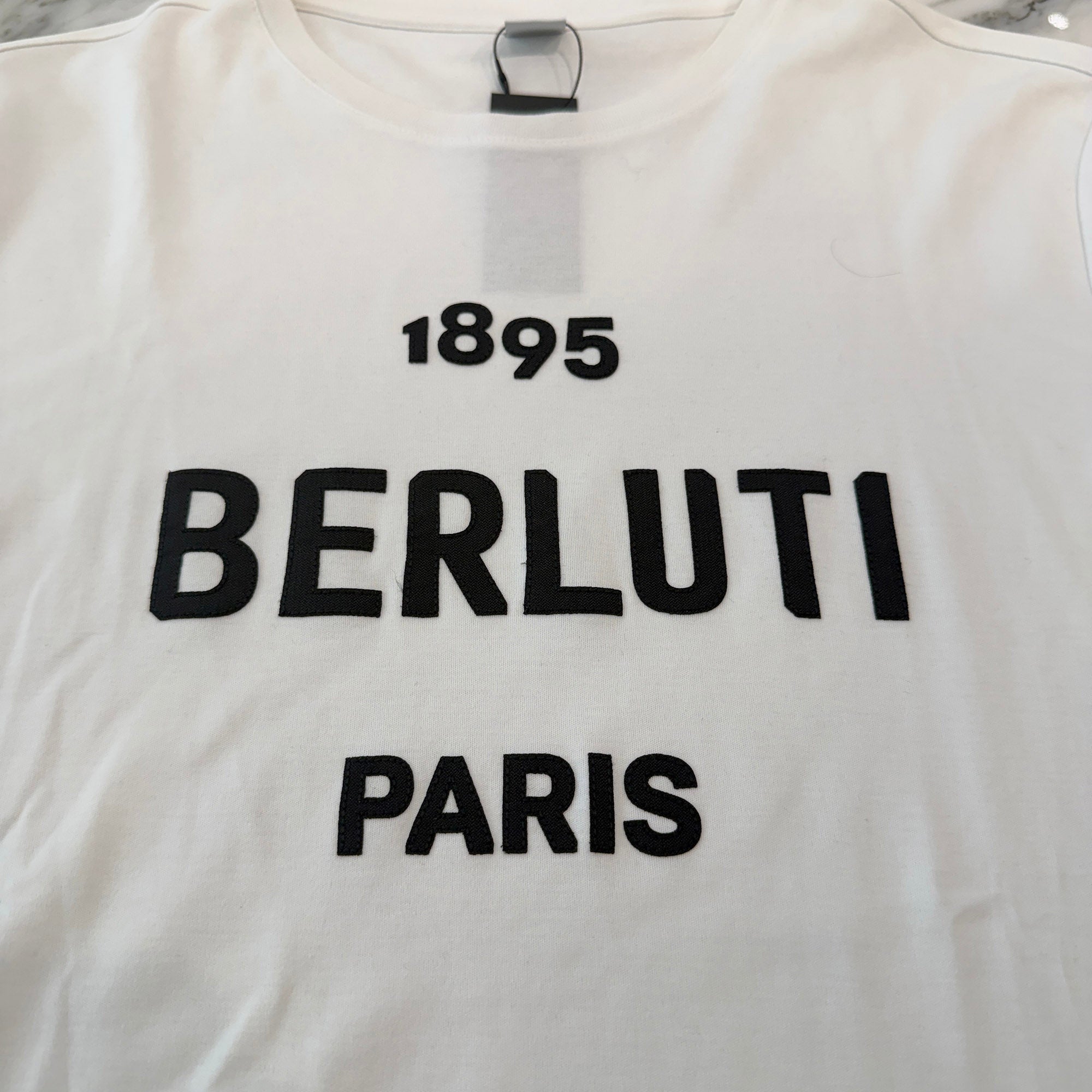 Berluti 2020SS 1895 Logo Patch Cotton Tee R17JRS29JADC Size S ベルルッティ 1895ロゴ パッチ コットン Tシャツ サイズS