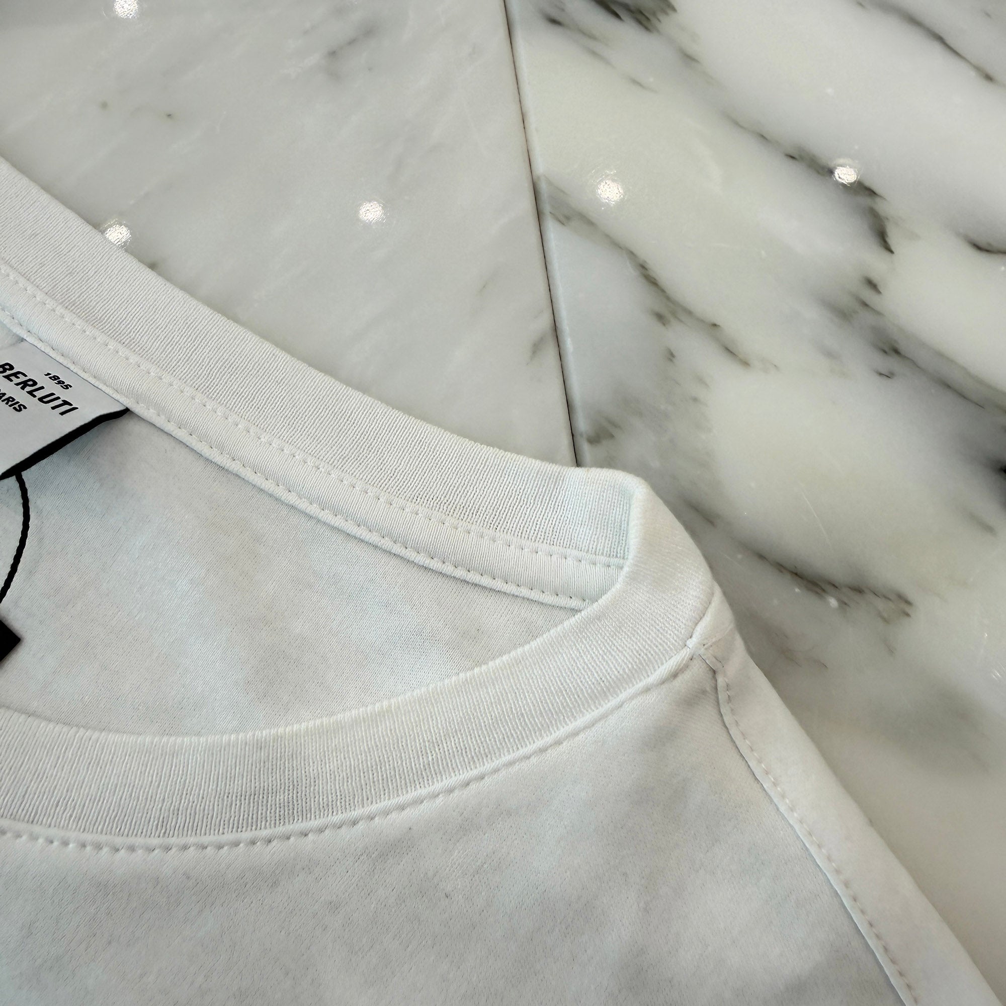 Berluti 2020SS 1895 Logo Patch Cotton Tee R17JRS29JADC Size S ベルルッティ 1895ロゴ パッチ コットン Tシャツ サイズS