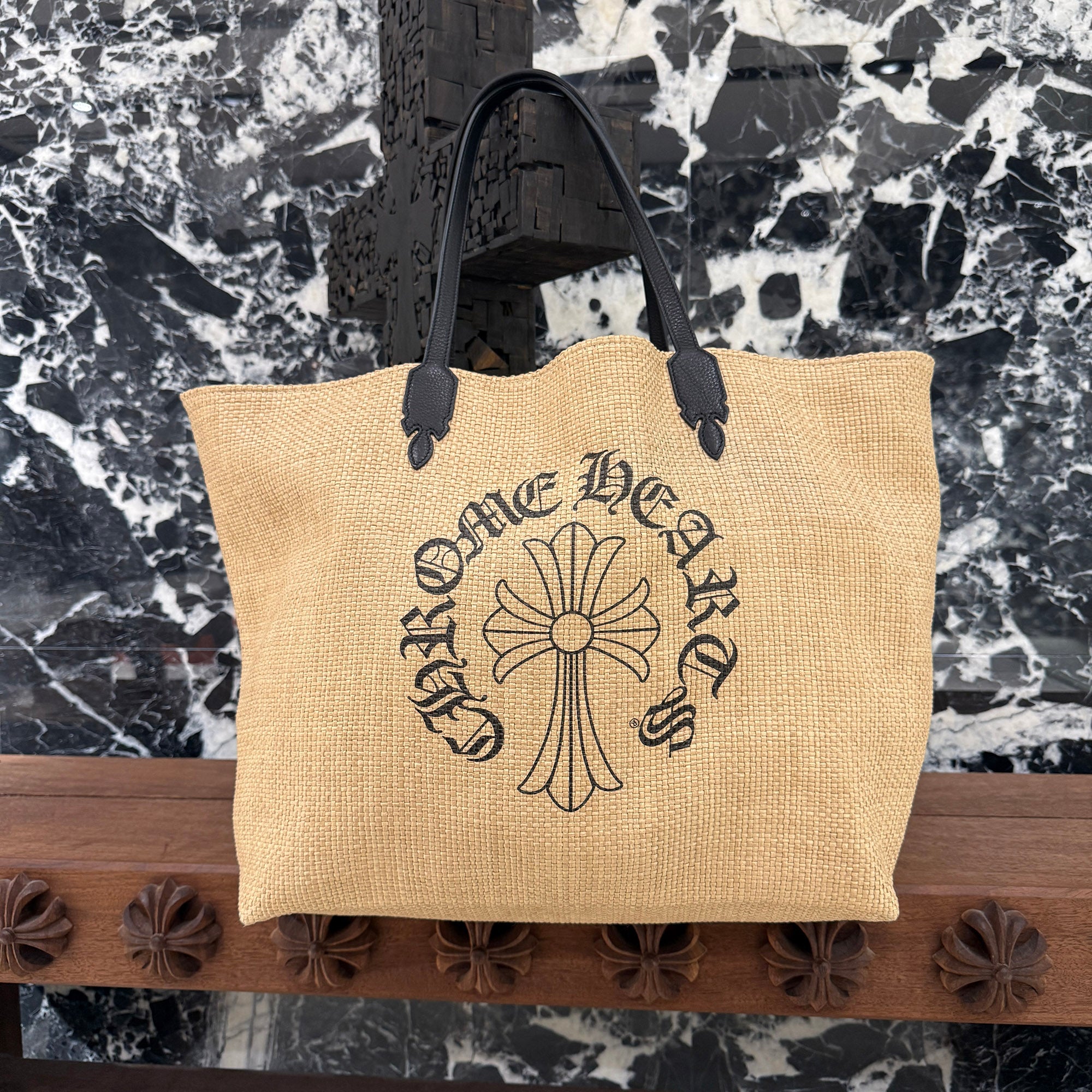 CHROME HEARTS CH Cross Print Large Beaches Bag クロムハーツ CHクロス プリント ラージ ビーチバッグ