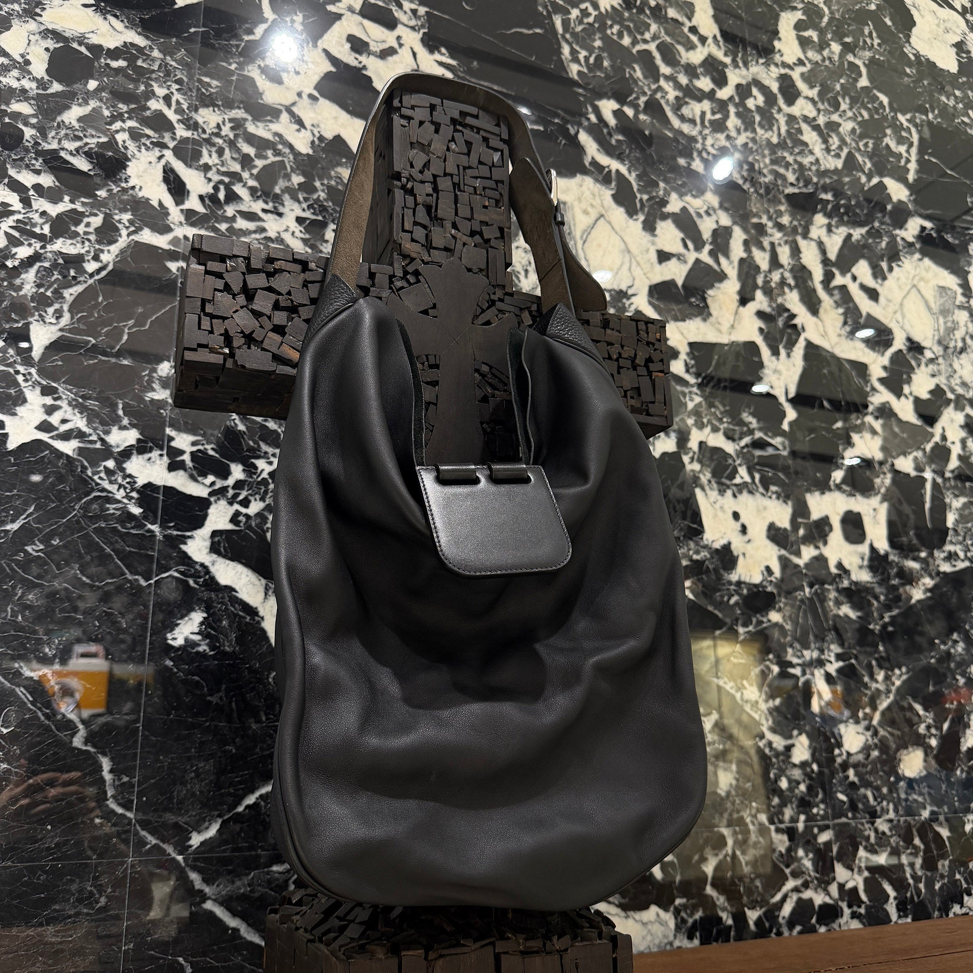 HERMES Virevolte "NOIR" Single Handle Leather Shoulder Bag エルメス ヴィルヴォルト "ノワール" ワンハンドル レザーショルダーバッグ