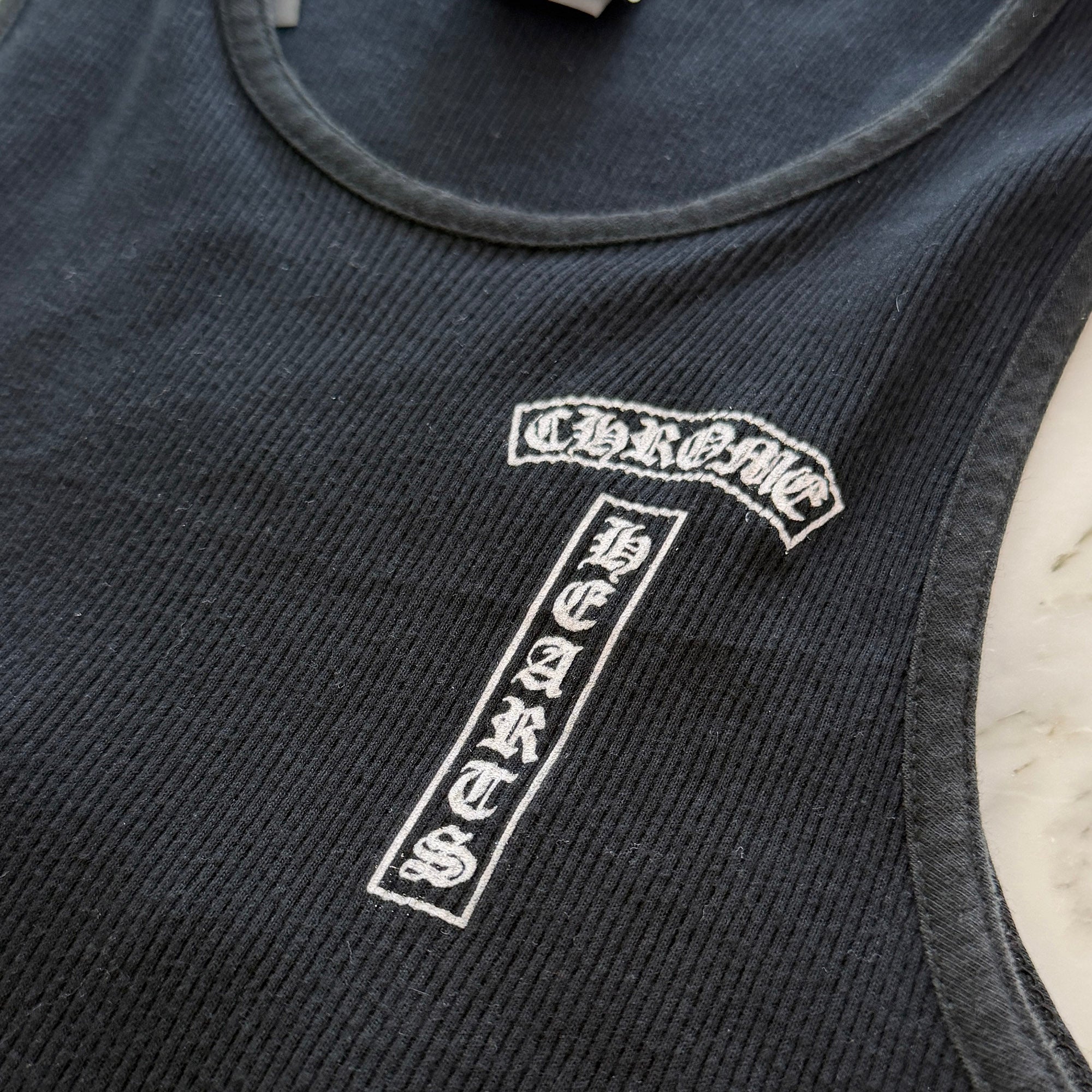 CHROME HEARTS T Bar Logo Back Celtic Cross Tank Top Size M クロムハーツ Tバーロゴ バック ケルティッククロス タンクトップ サイズM
