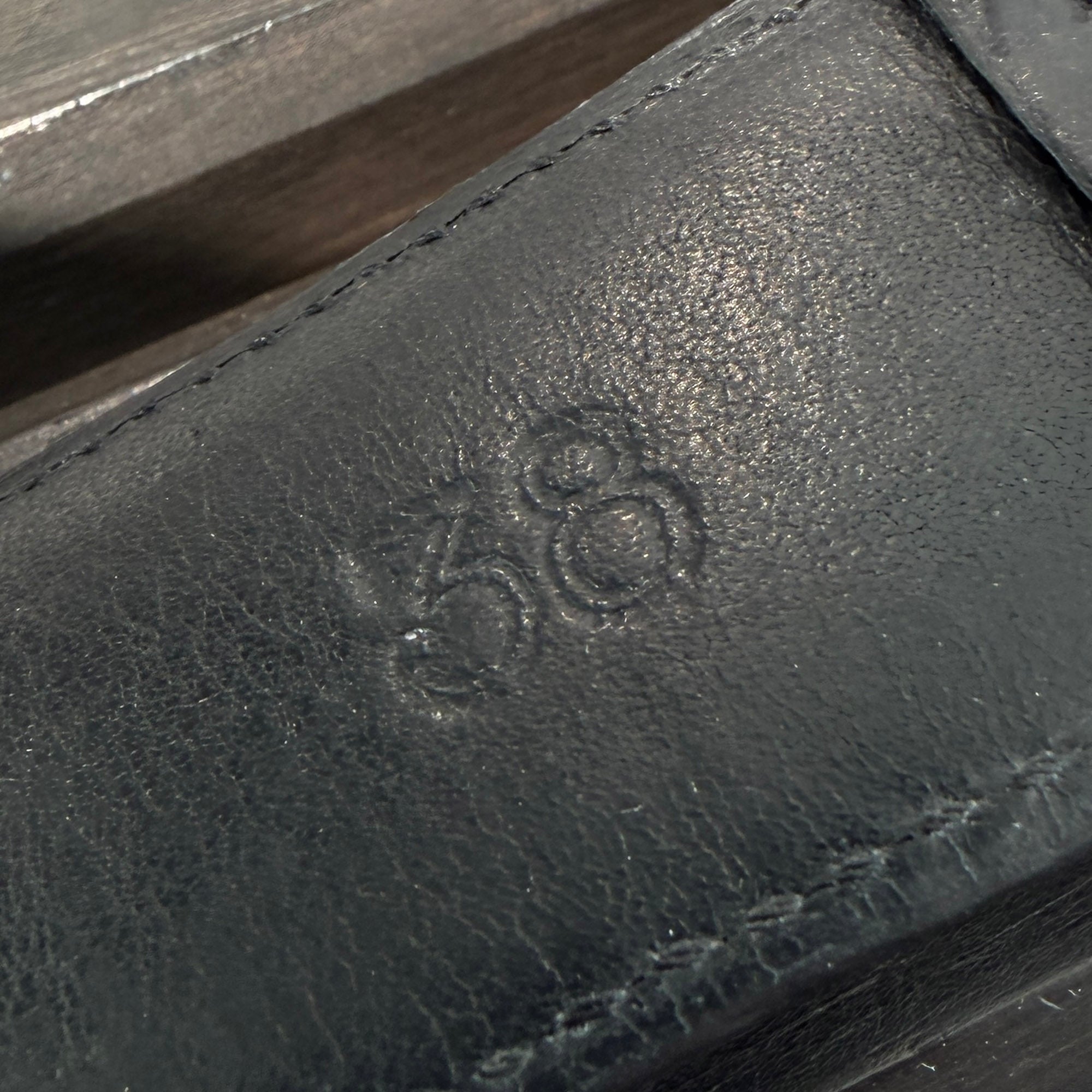 CHROME HEARTS 3PC Roller Leather Belt Size 38 inch クロムハーツ 3PC ローラー レザーベルト サイズ38インチ