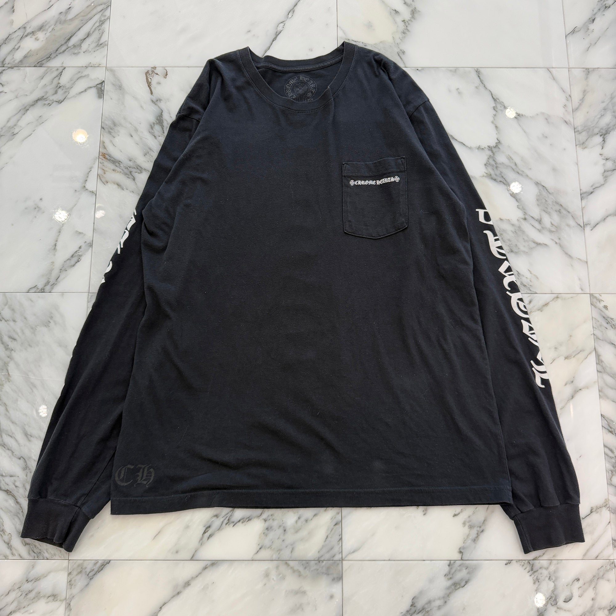 CHROME HEARTS Tire Track Long Sleeve Tee Size XL クロムハーツ タイヤトラックロングスリーブTシャツ サイズXL