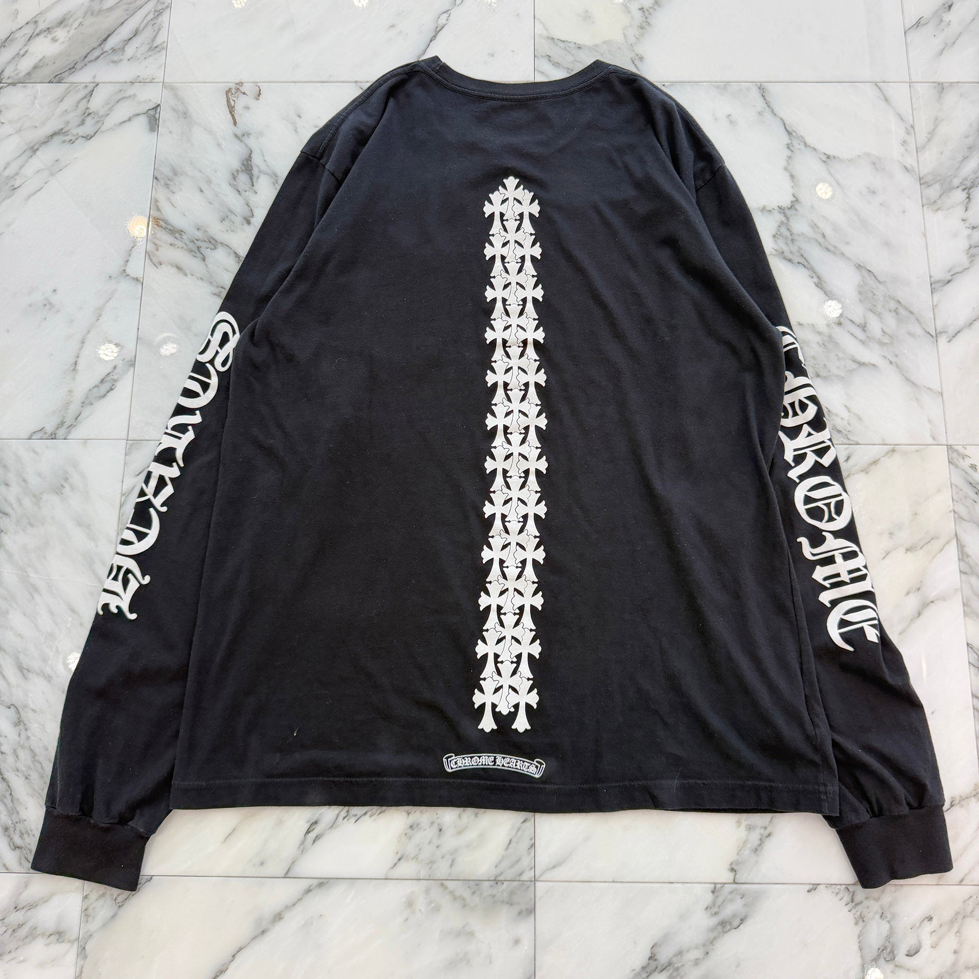 CHROME HEARTS Tire Track Long Sleeve Tee Size XL クロムハーツ タイヤトラックロングスリーブTシャツ サイズXL