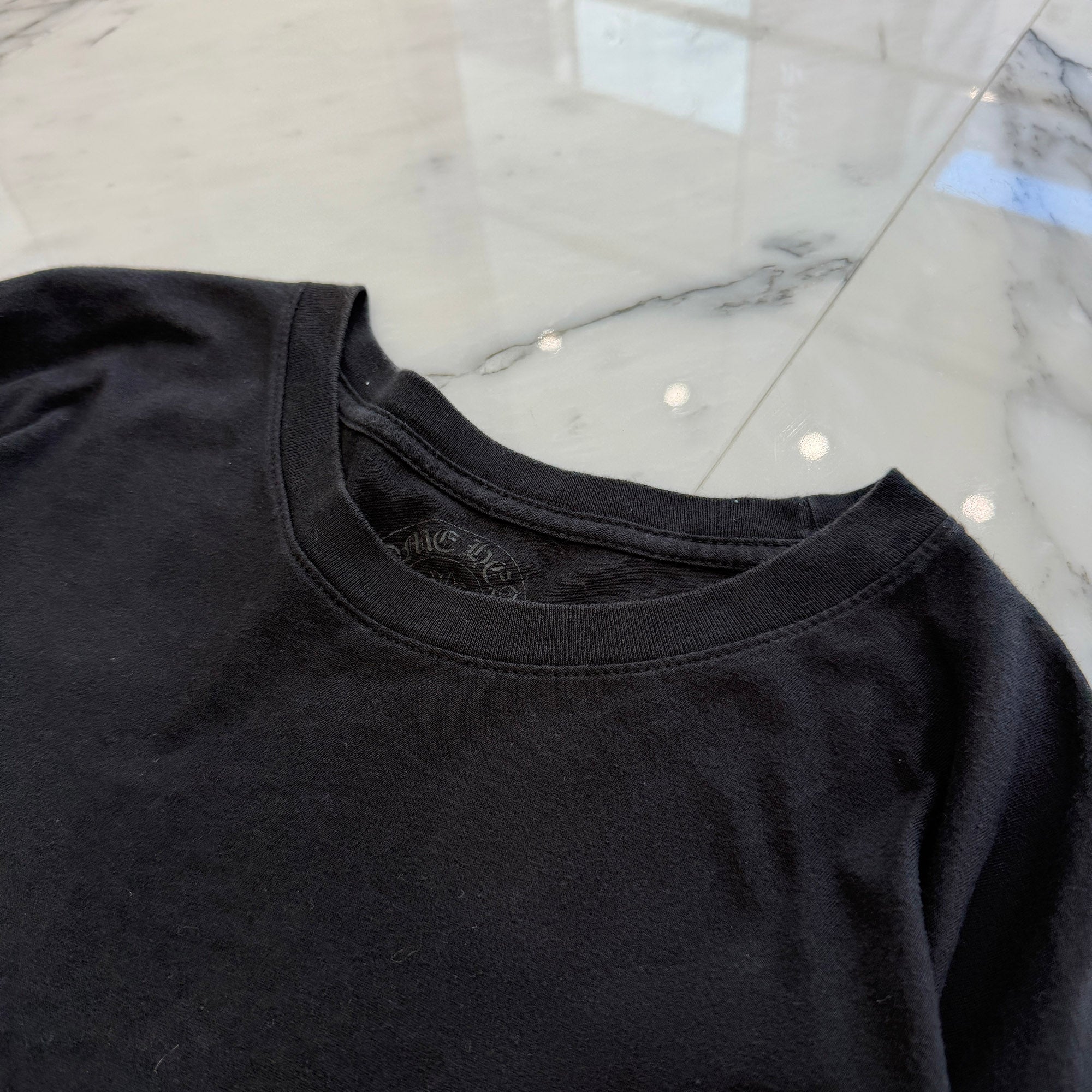 CHROME HEARTS Scroll Logo Arm CH Plus Long Sleeve Tee Size XXL クロムハーツ スクロールロゴ アーム CHプラス ロングスリーブTシャツ サイズXXL