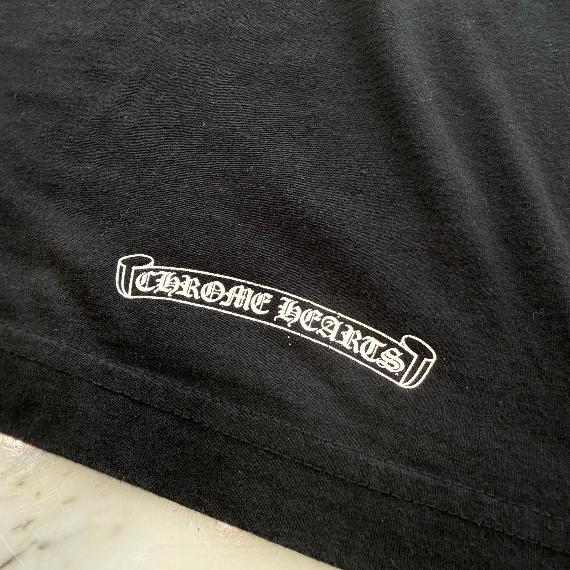 CHROME HEARTS Scroll Logo Arm CH Plus Long Sleeve Tee Size XXL クロムハーツ スクロールロゴ アーム CHプラス ロングスリーブTシャツ サイズXXL