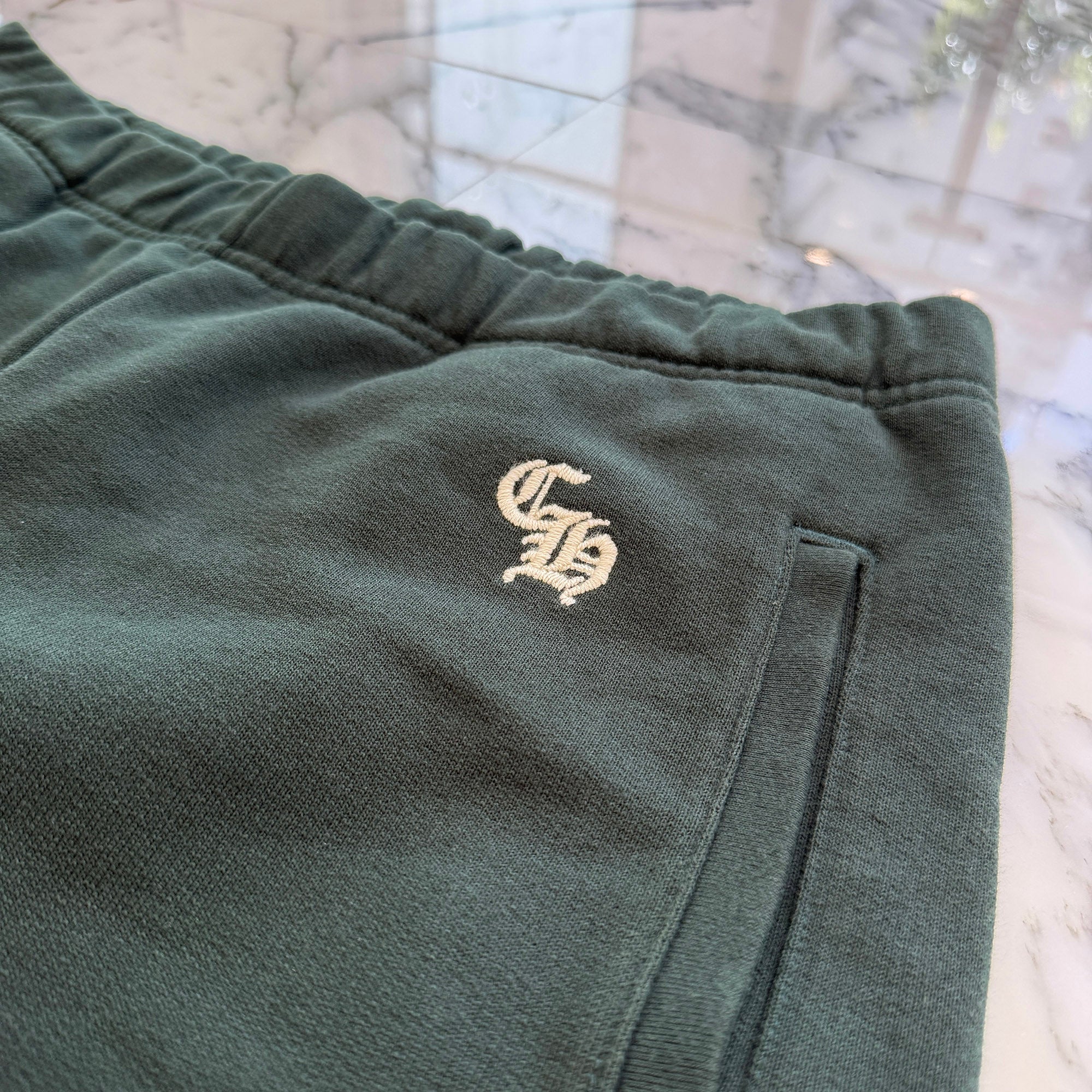 CHROME HEARTS Y NOT SLO RIDE Logo Sweat Half Pants Size L クロムハーツ ワイノット スローライド ロゴ スウェットハーフパンツ サイズL