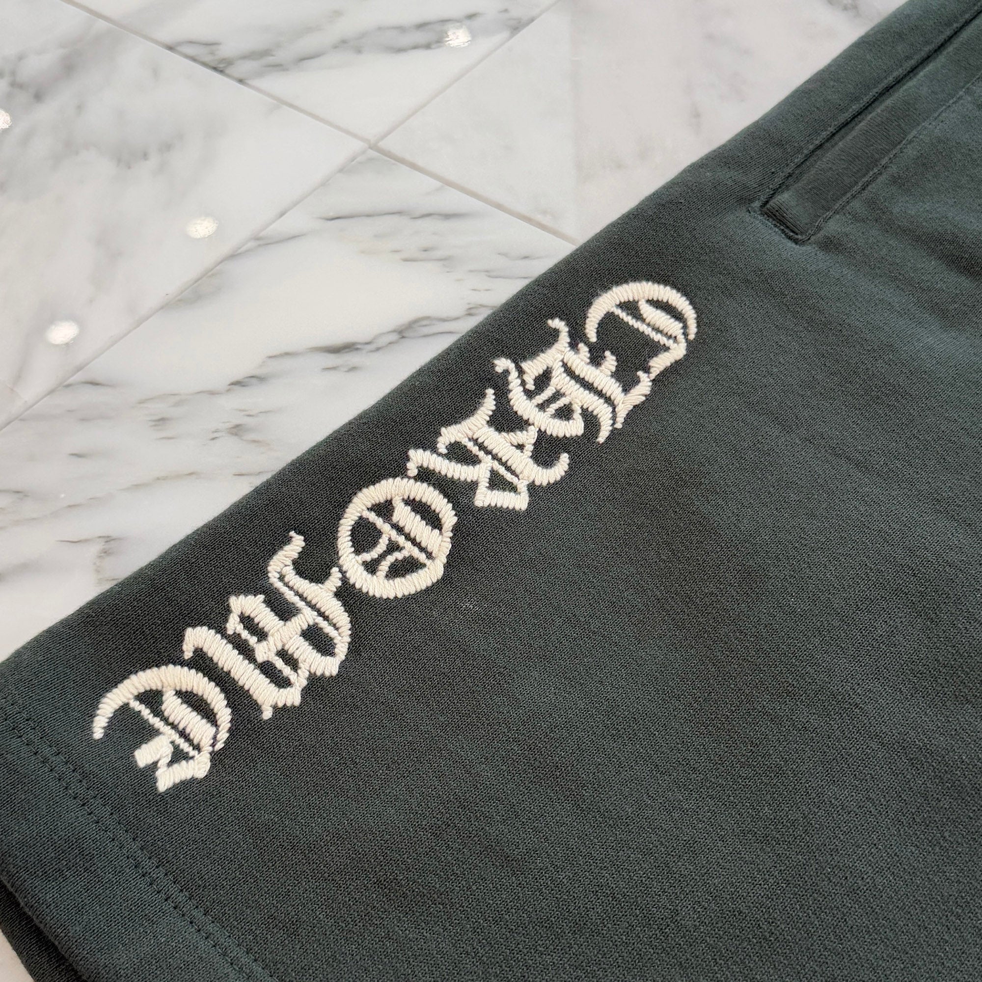 CHROME HEARTS Y NOT SLO RIDE Logo Sweat Half Pants Size L クロムハーツ ワイノット スローライド ロゴ スウェットハーフパンツ サイズL