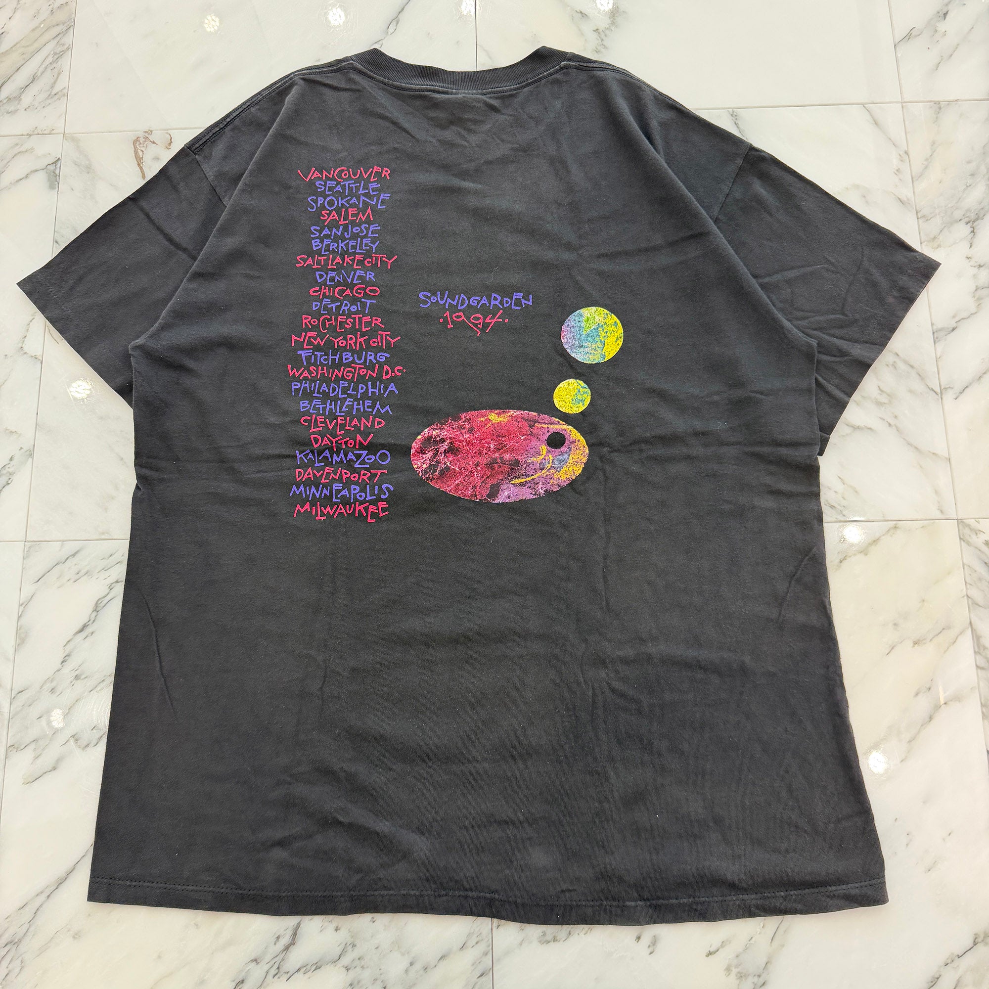 Vintage 90's Soundgarden "EUROPEAN TOUR 1994" BROCKUM S/S Tee Size XL ヴィンテージ 90's サウンドガーデン "ヨーロピアン ツアー 1994" ブロッカム社製 Tシャツ サイズXL