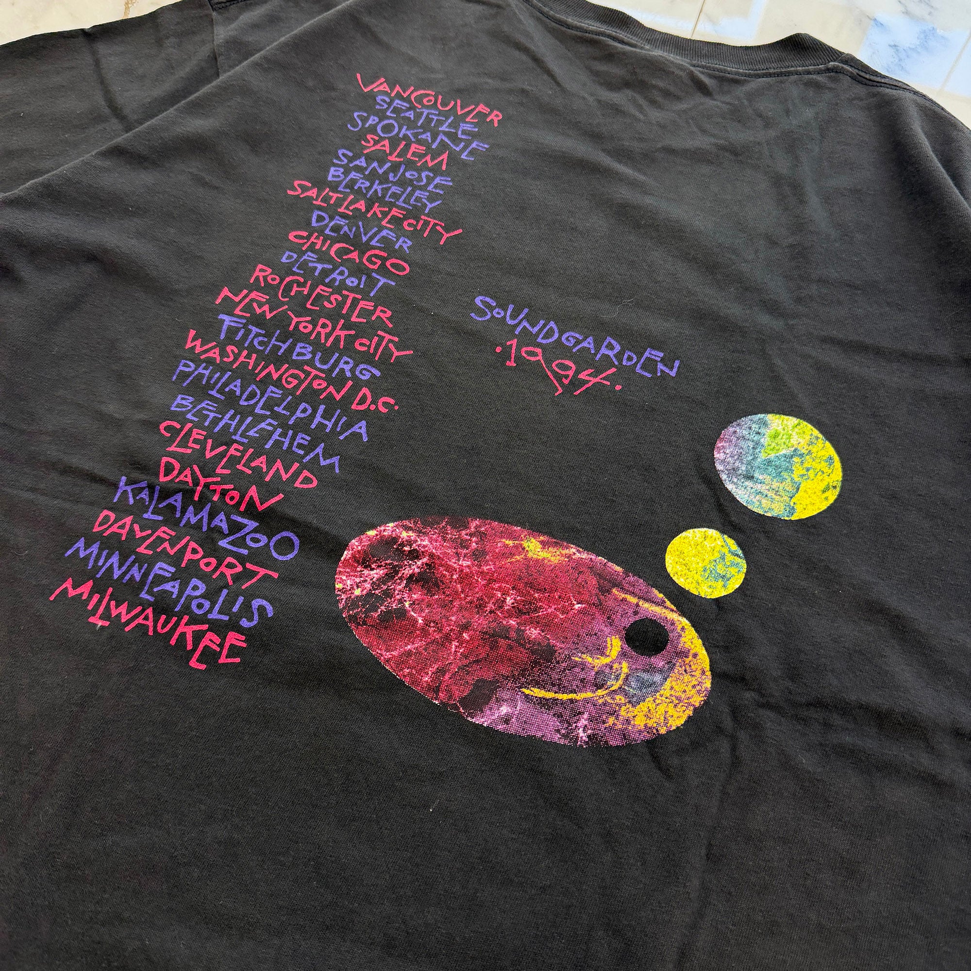 Vintage 90's Soundgarden "EUROPEAN TOUR 1994" BROCKUM S/S Tee Size XL ヴィンテージ 90's サウンドガーデン "ヨーロピアン ツアー 1994" ブロッカム社製 Tシャツ サイズXL