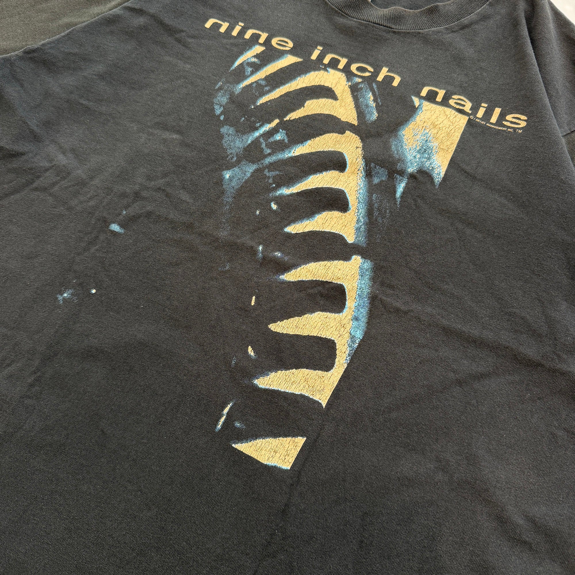 Vintage 90's NINE INCH NAILS "Now I'm Nothing" FRUIT OF THE LOOM S/S Tee Size XL ヴィンテージ 90's ナインインチネイルズ "ナウ・アイム・ナッシング" フルーツオブザルーム社製 Tシャツ サイズXL