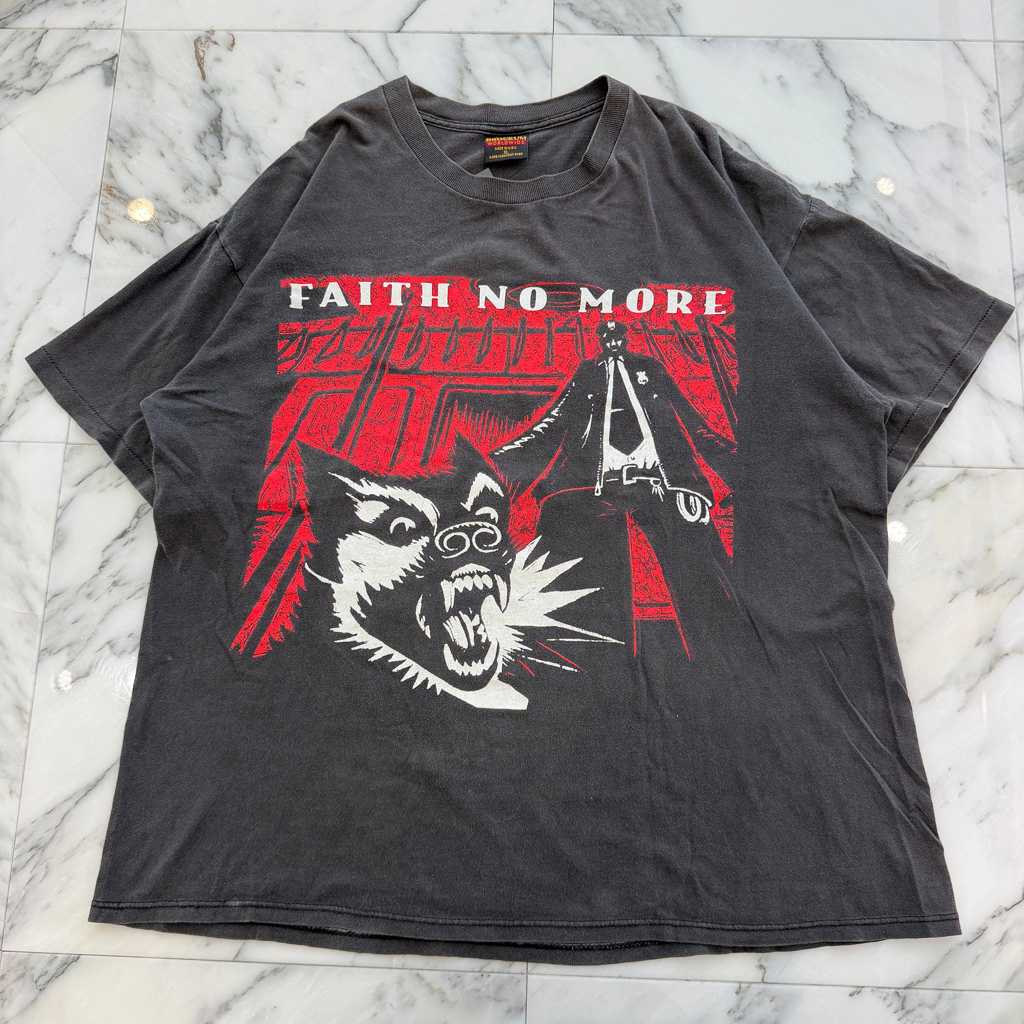 Vintage 90's Faith No More "King for a Day... Fool for a Lifetime 1995" BROCKUM S/S Tee Size XL ヴィンテージ 90's フェイス・ノー・モア "キング・フォー・ア・デイ、フール・フォー・ア・ライフタイム 1995" ブロッカム社製 Tシャツ サイズXL
