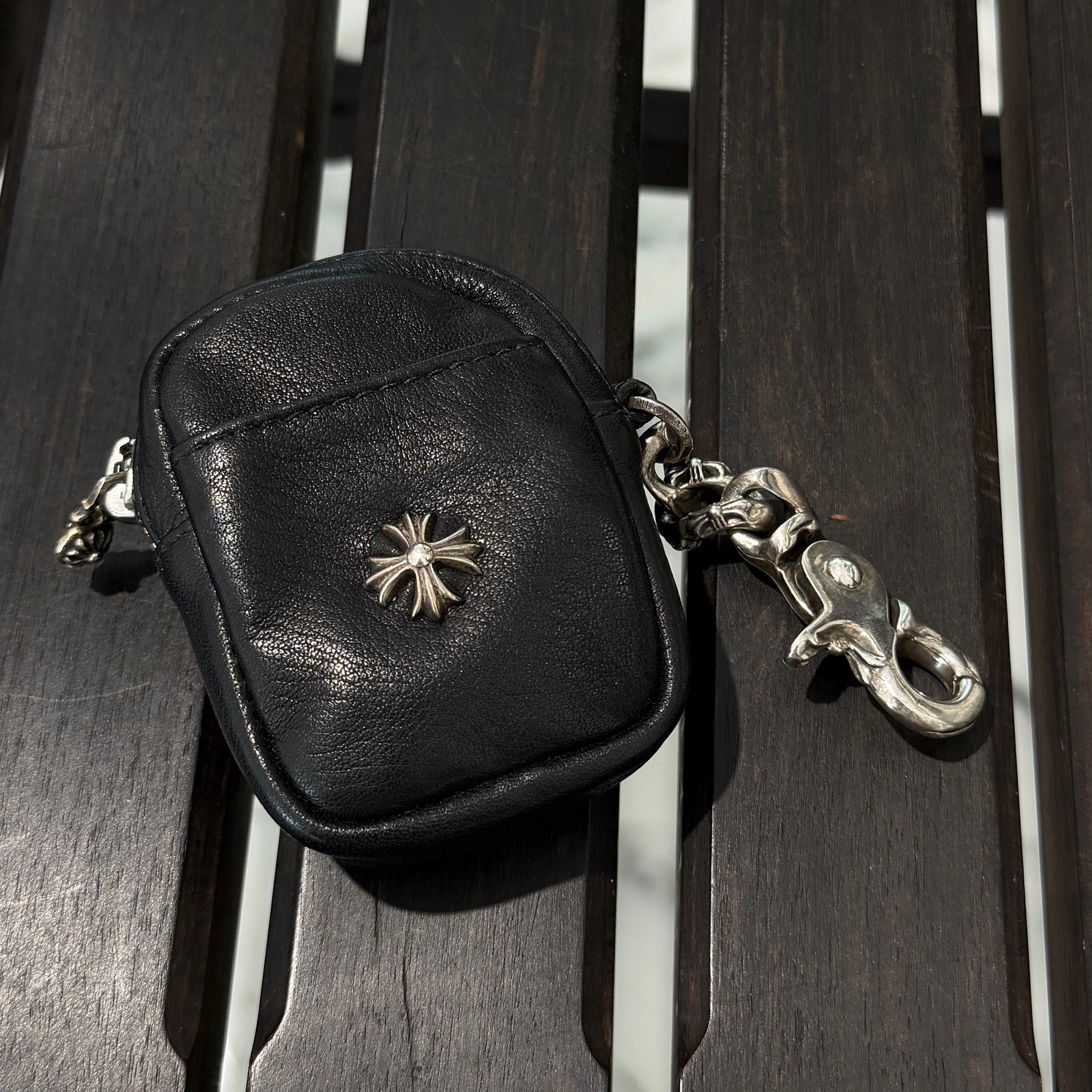 CHROME HEARTS Micro Taka Fancy Clip Leather Case クロムハーツ マイクロタカ ファンシー クリップ レザー ケース