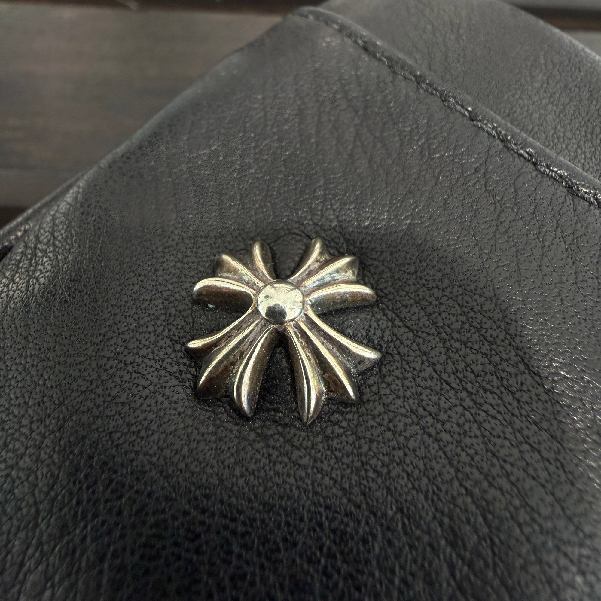 CHROME HEARTS Micro Taka Fancy Clip Leather Case クロムハーツ マイクロタカ ファンシー クリップ レザー ケース