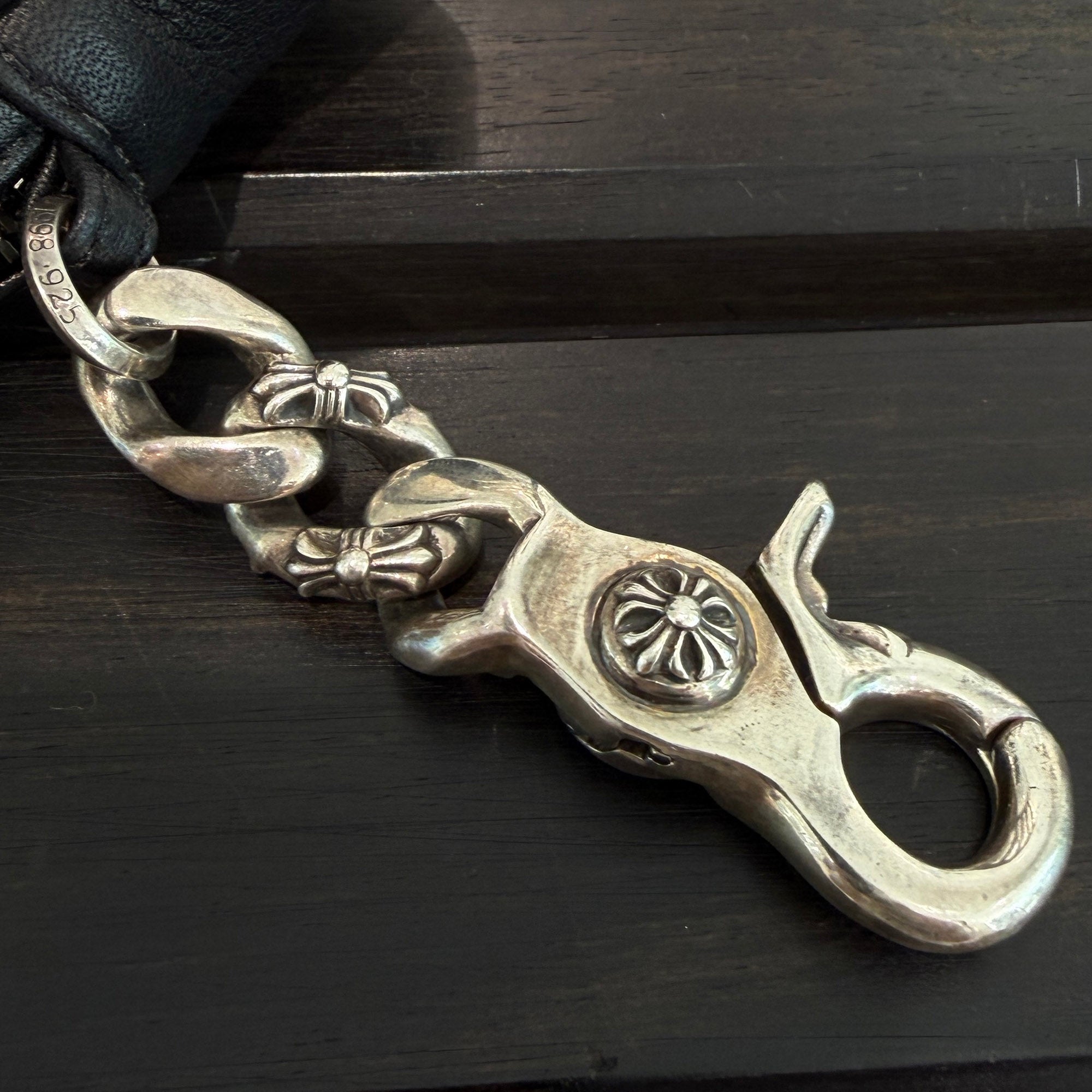 CHROME HEARTS Micro Taka Fancy Clip Leather Case クロムハーツ マイクロタカ ファンシー クリップ レザー ケース