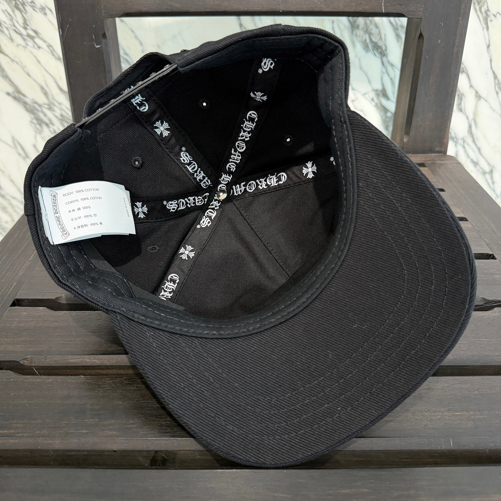 CHROME HEARTS RS3 Cross Embroidery Trucker Cap Size ONE SIZE (51-61) クロムハーツ RS3クロス刺繡 トラッカーキャップ ワンサイズ (51-61)