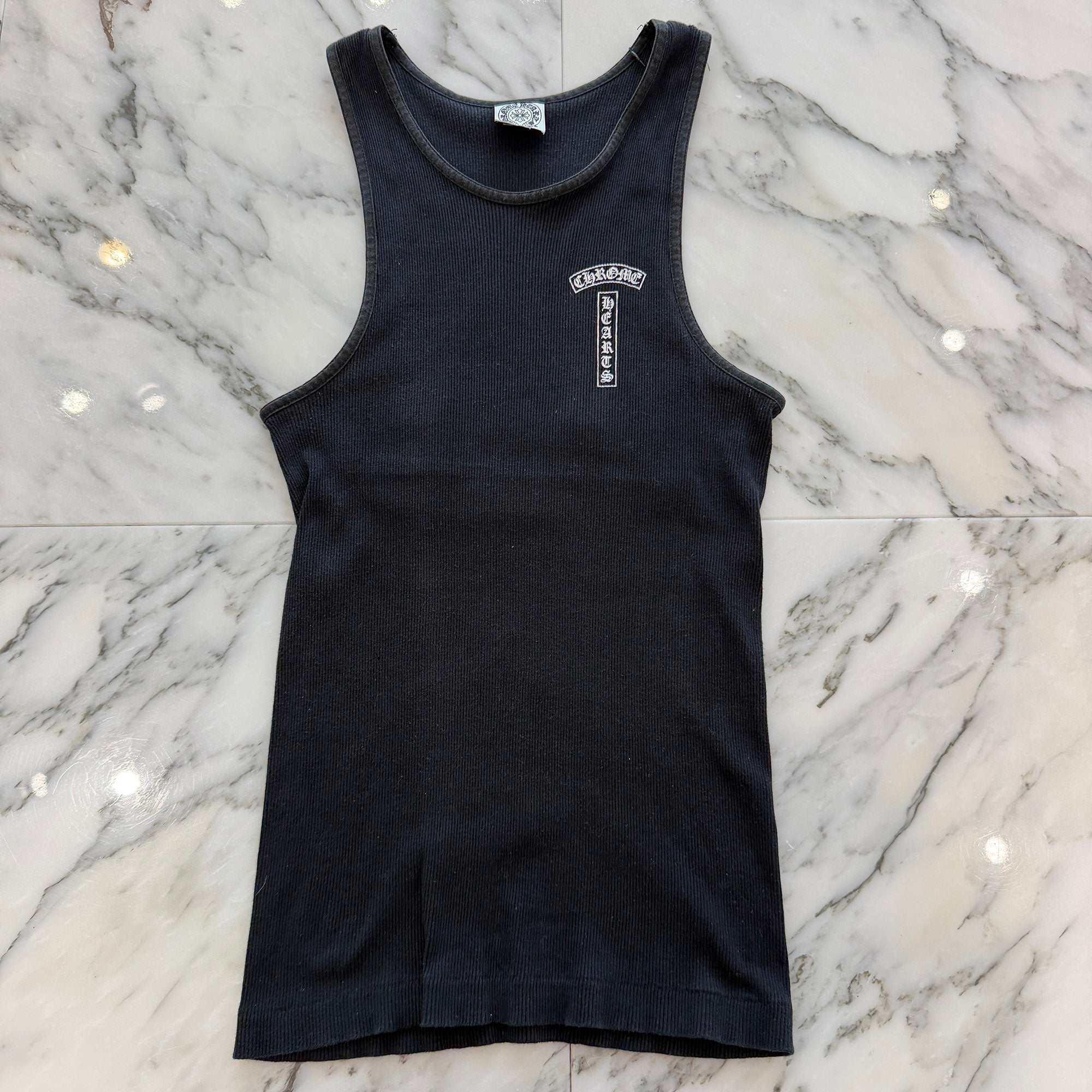 CHROME HEARTS T Bar Logo Back Celtic Cross Tank Top Size M クロムハーツ Tバーロゴ バック ケルティッククロス タンクトップ サイズM