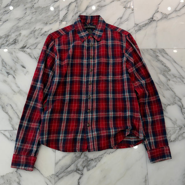 CHROME HEARTS Y NOT Loose Ends Check Shirt Size M クロムハーツ ワイノット ルーズエンド チェックシャツ サイズM
