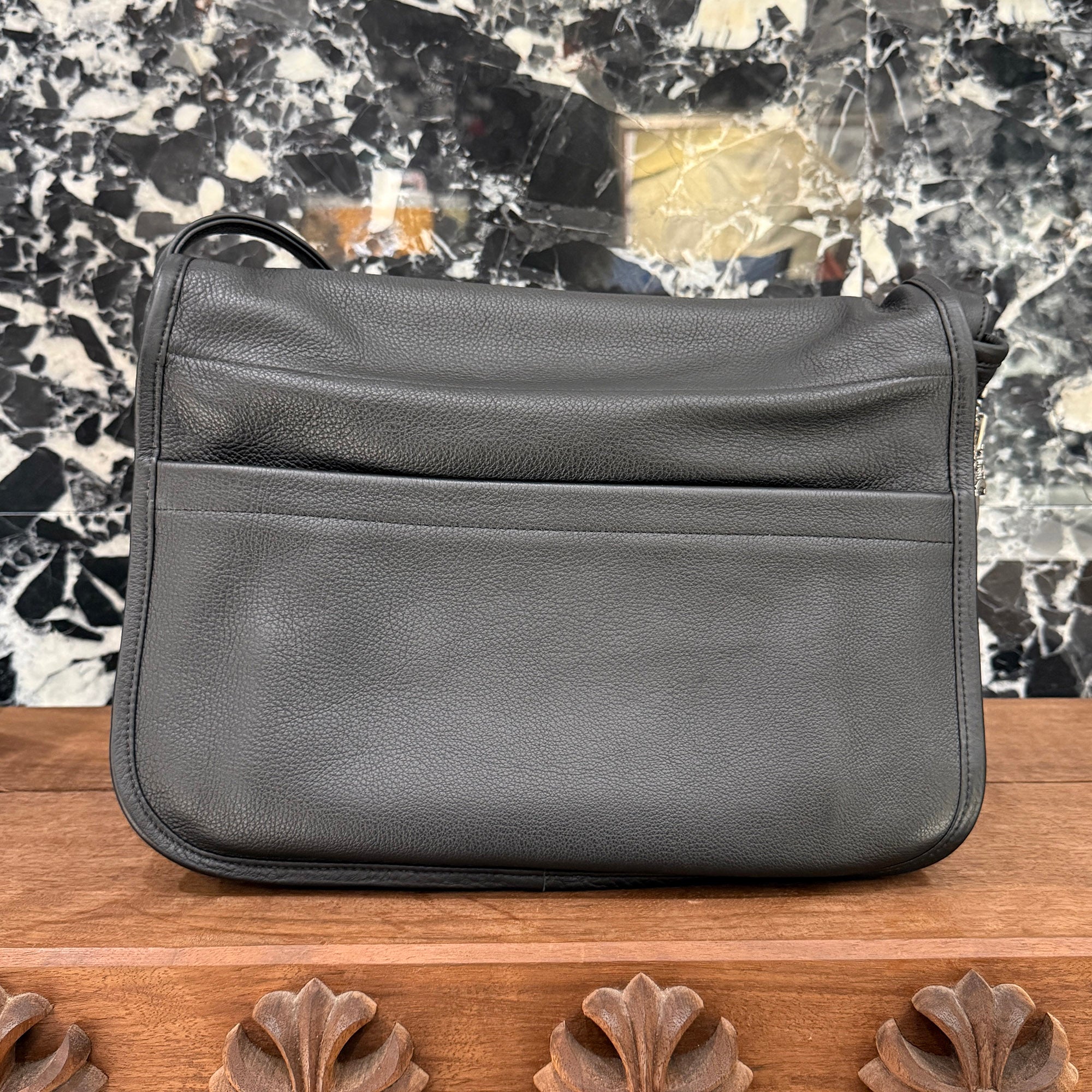 CHROME HEARTS Small Gunslinger Messenger Leather Shoulder Bag クロムハーツ スモール ガンスリンガー メッセンジャー レザー ショルダーバッグ