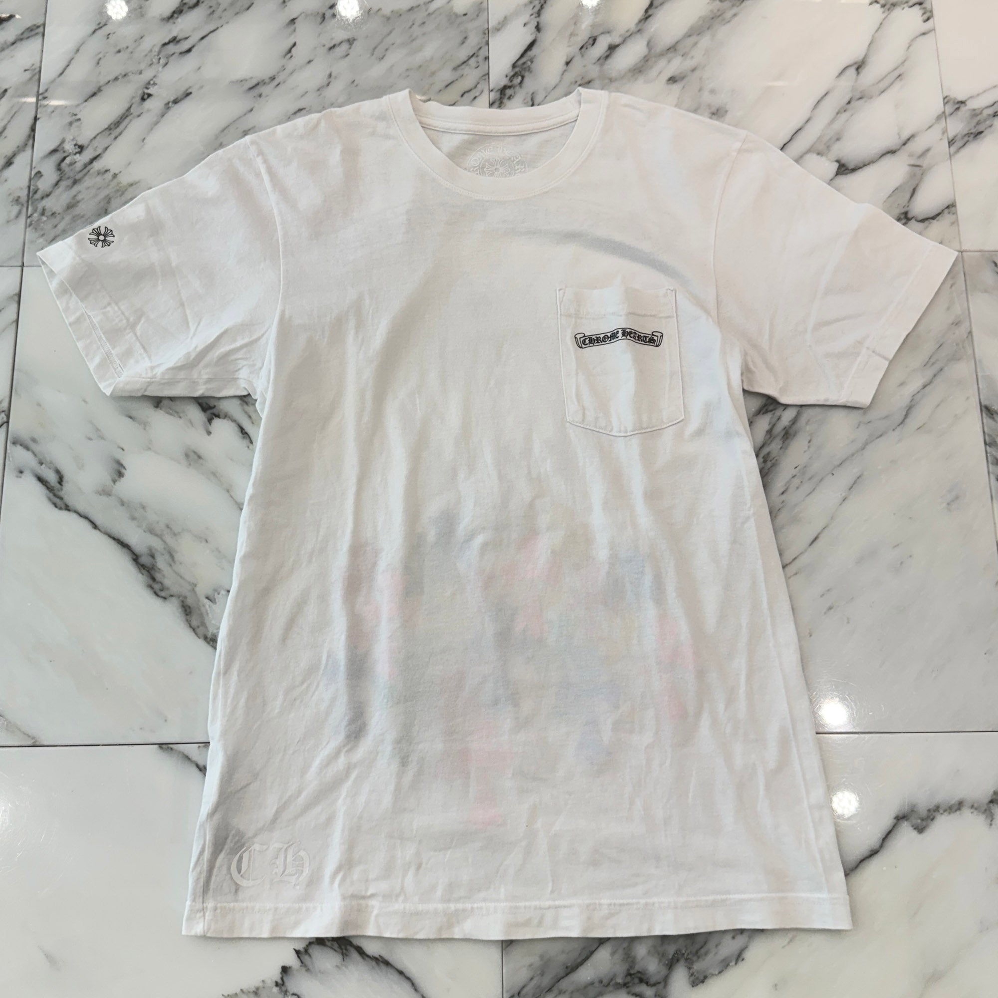 CHROME HEARTS MLTCOL CEM CRS Tee Size M クロムハーツ マルチカラー セメタリークロス Tシャツ サイズM
